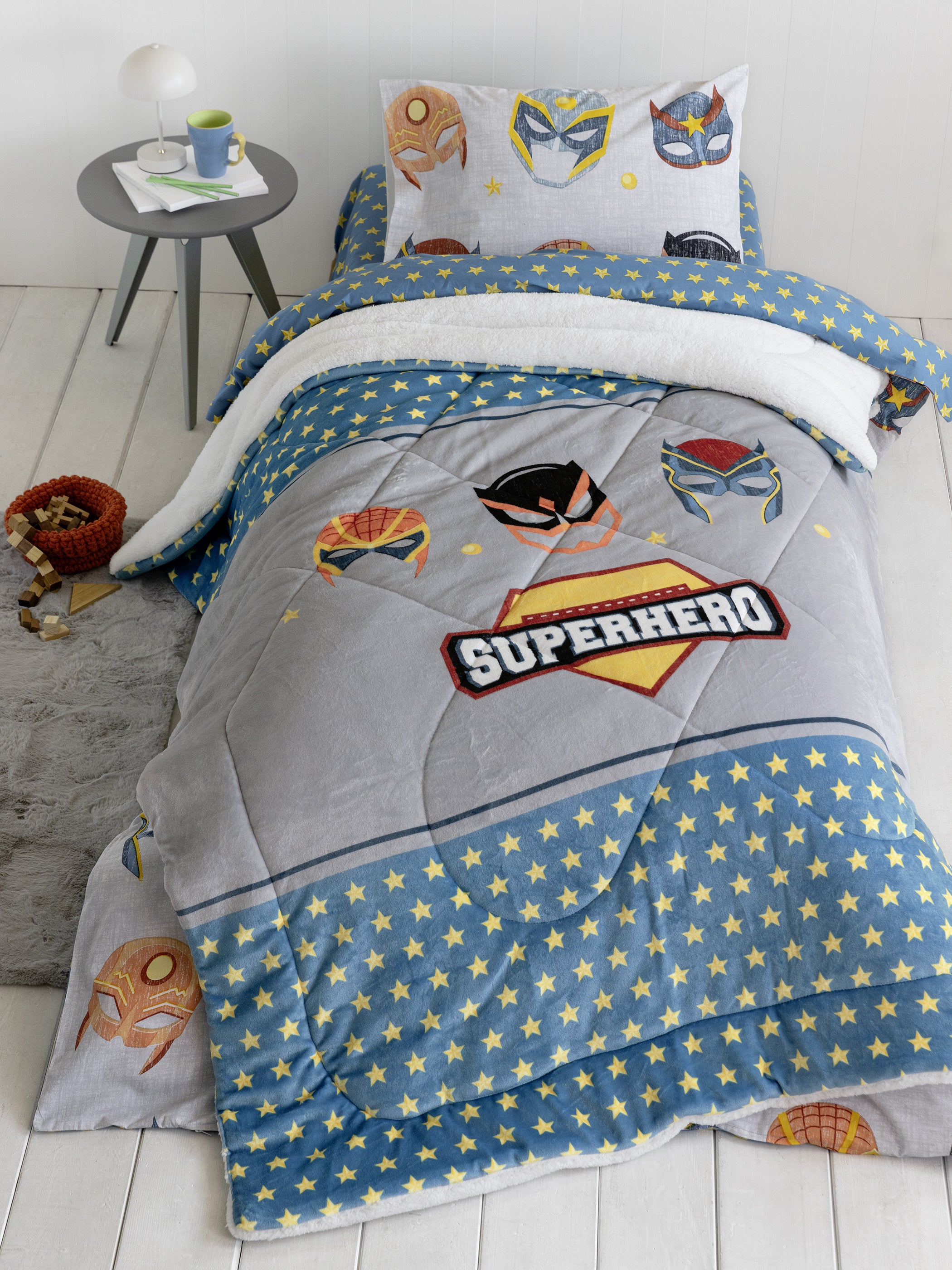 Κουβέρτα/Πάπλωμα Superheroes Μονό από την εταιρεία Nima Kids