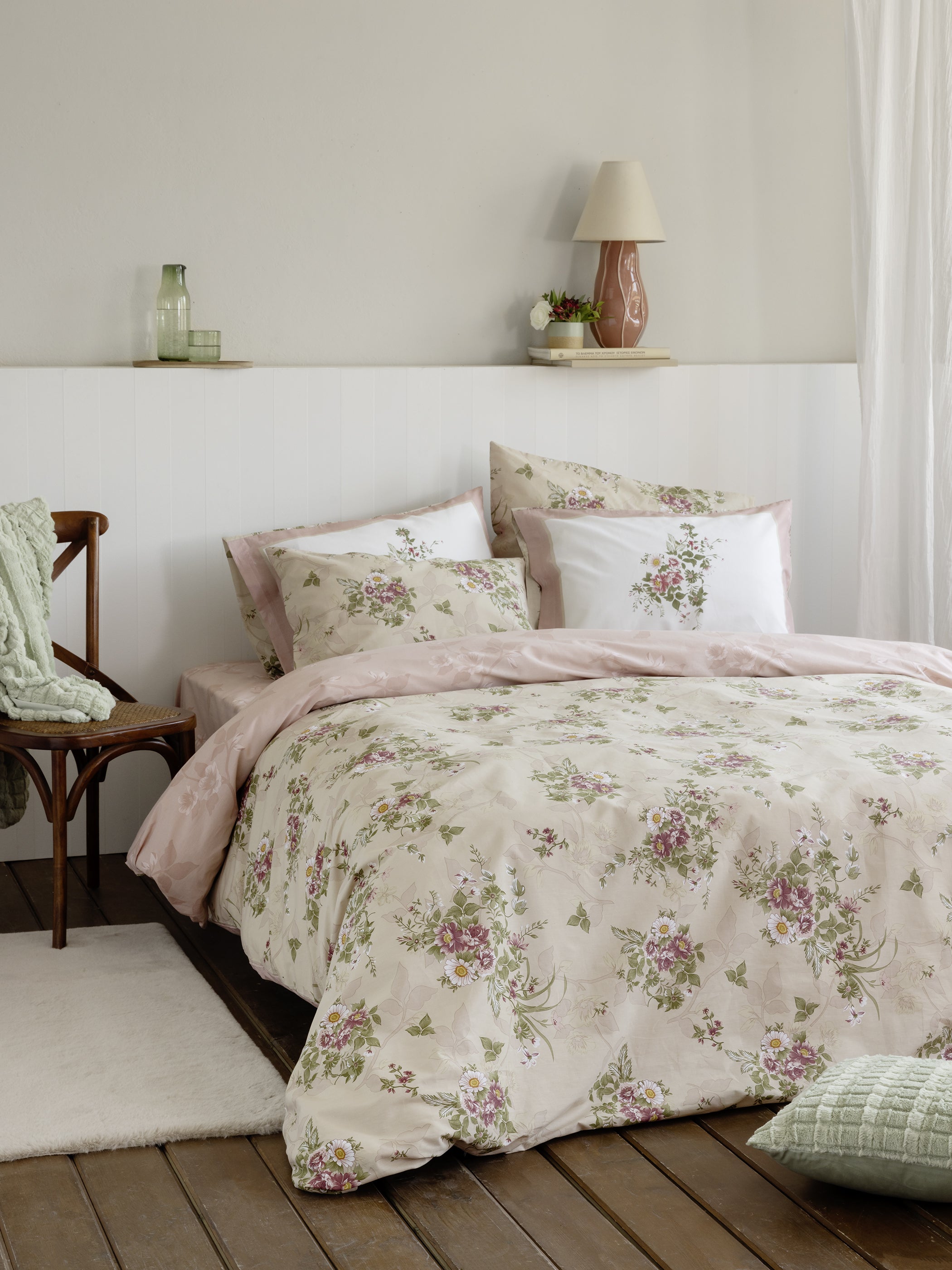 Σετ Παπλωματοθήκη Μονή - Bouquet Default Title από την εταιρεία Nima Home