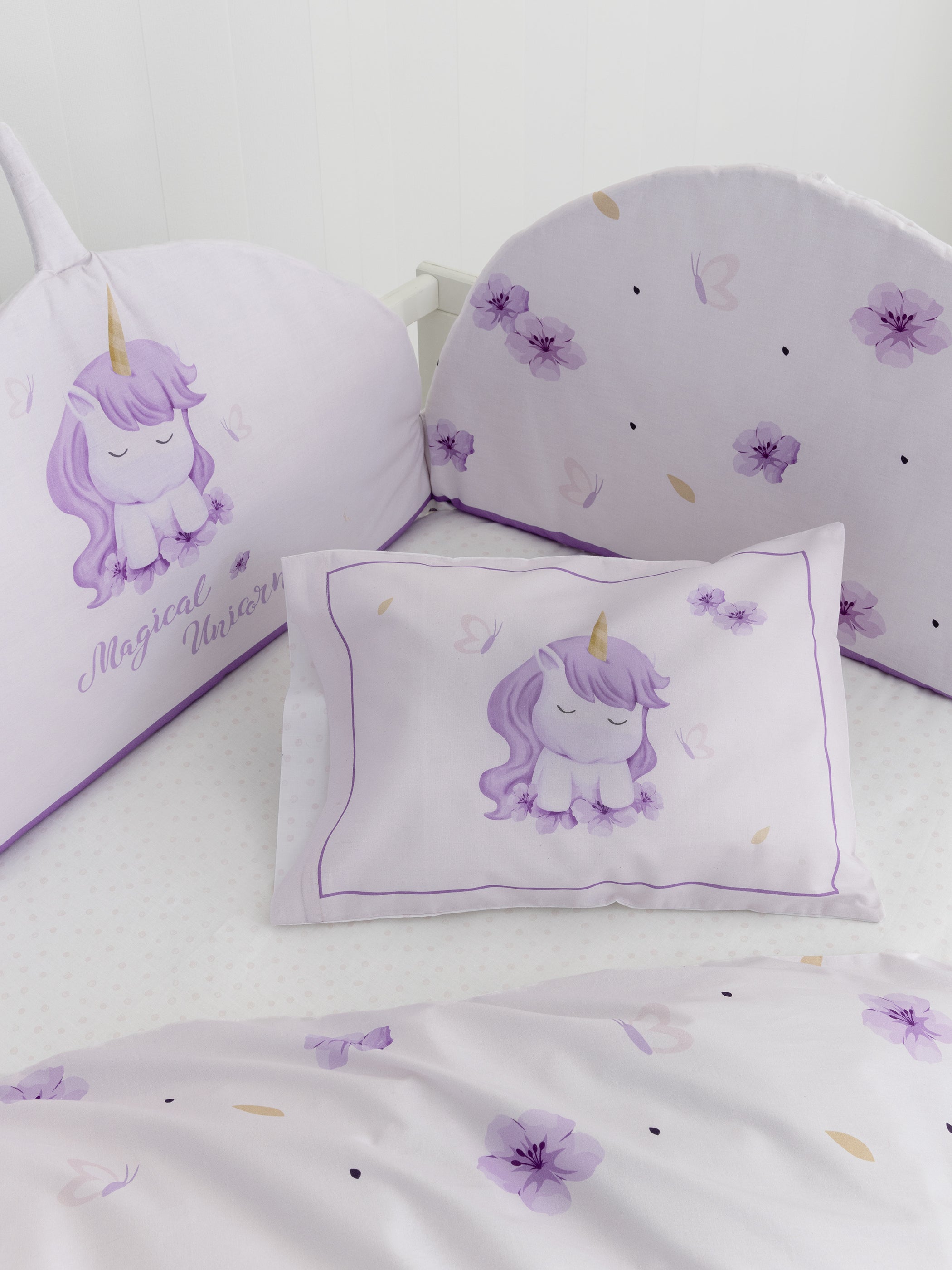 Σετ Παπλωματοθήκη Κούνιας - Magical Unicorn από την εταιρεία Nima Bebe