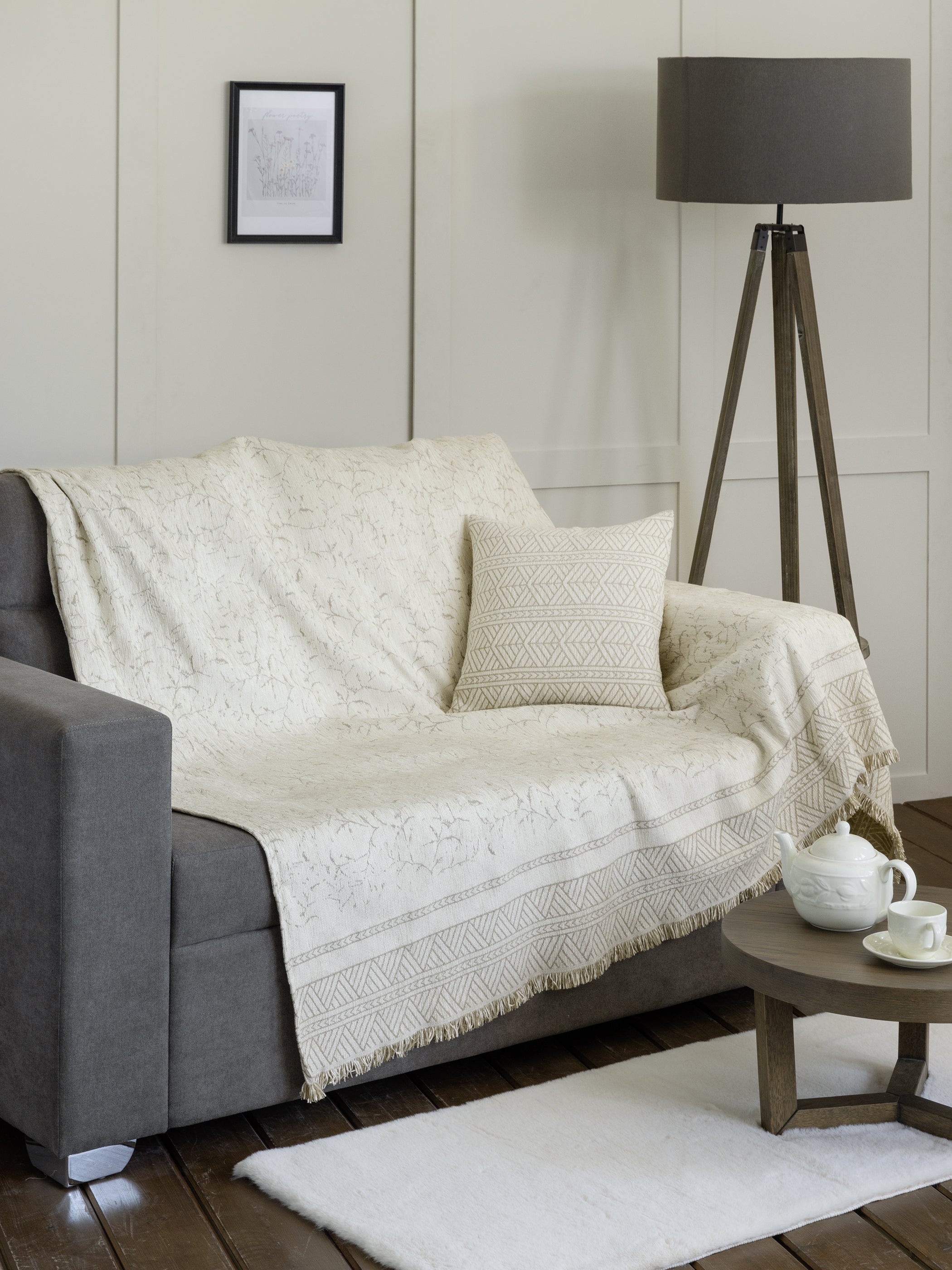 Ριχτάρι 180x240 - Hiver Ivory Default Title από την εταιρεία Nima Home