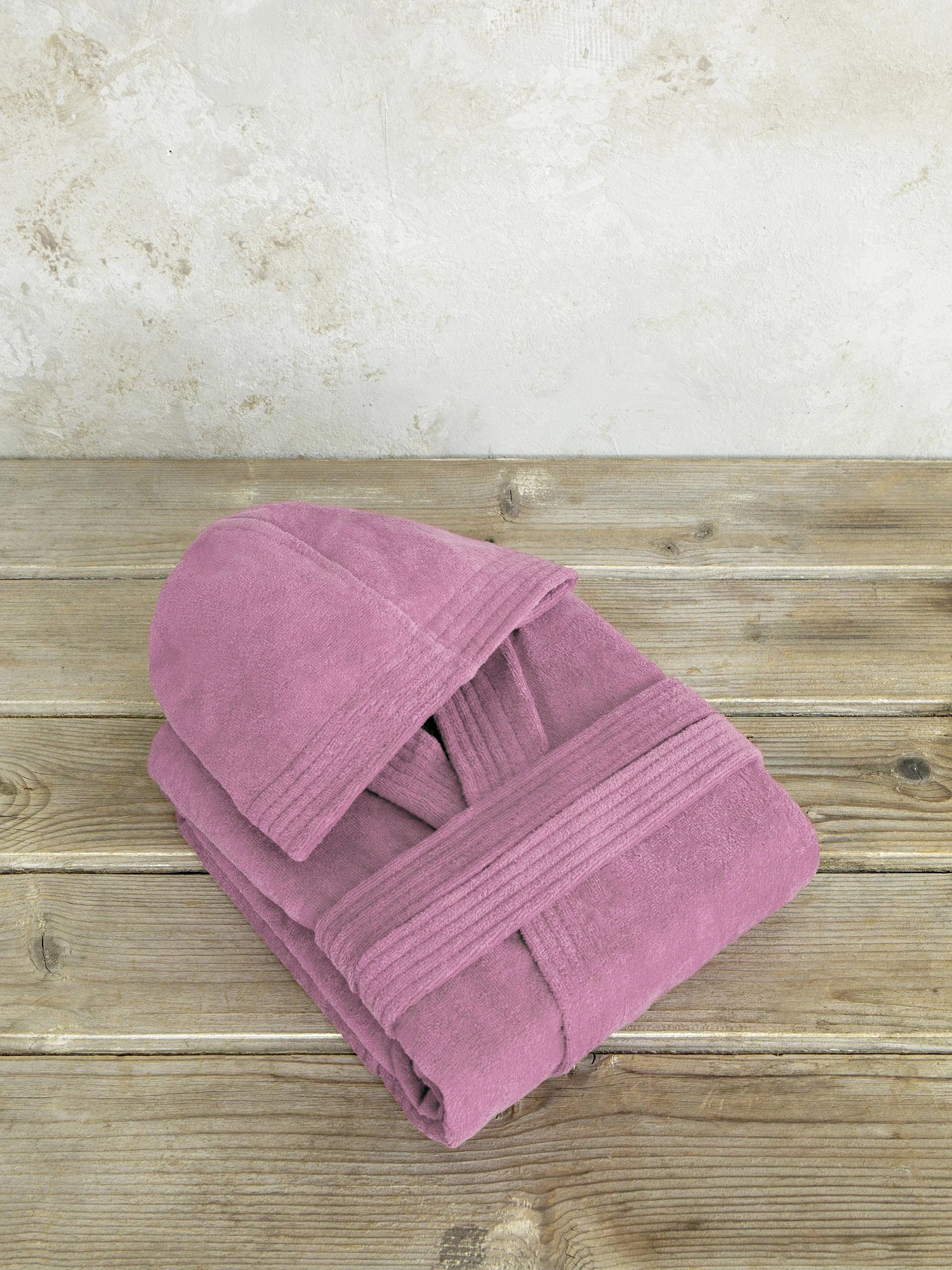 Μπουρνούζι με κουκούλα Zen Dark Rose Medium από την εταιρεία Nima Home