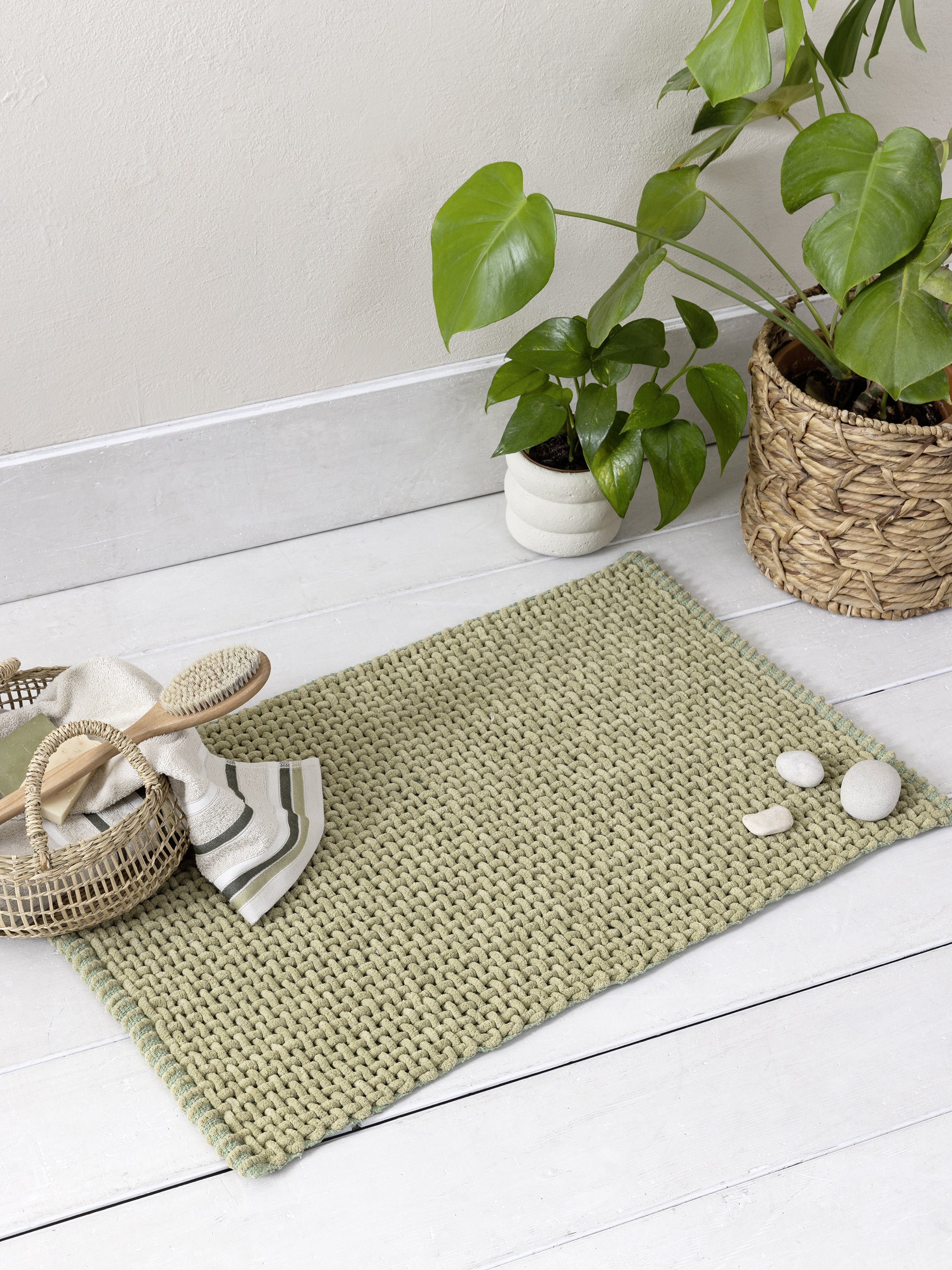 Πατάκι Μπάνιου Mist Olive Green από την εταιρεία Nima Home