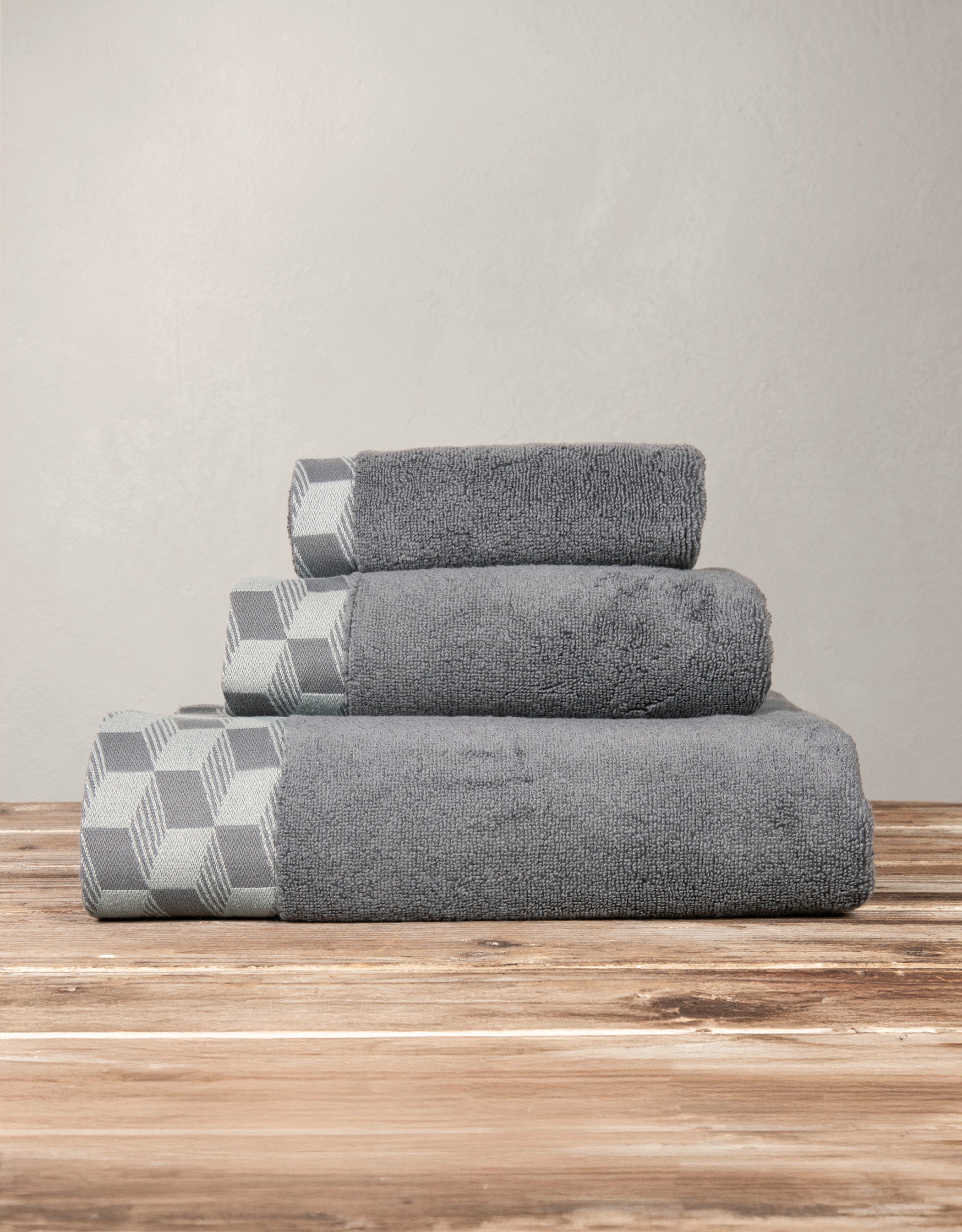 Πετσέτα Luxe Dark Gray Χεριών 40x60 από την εταιρεία Nima Home
