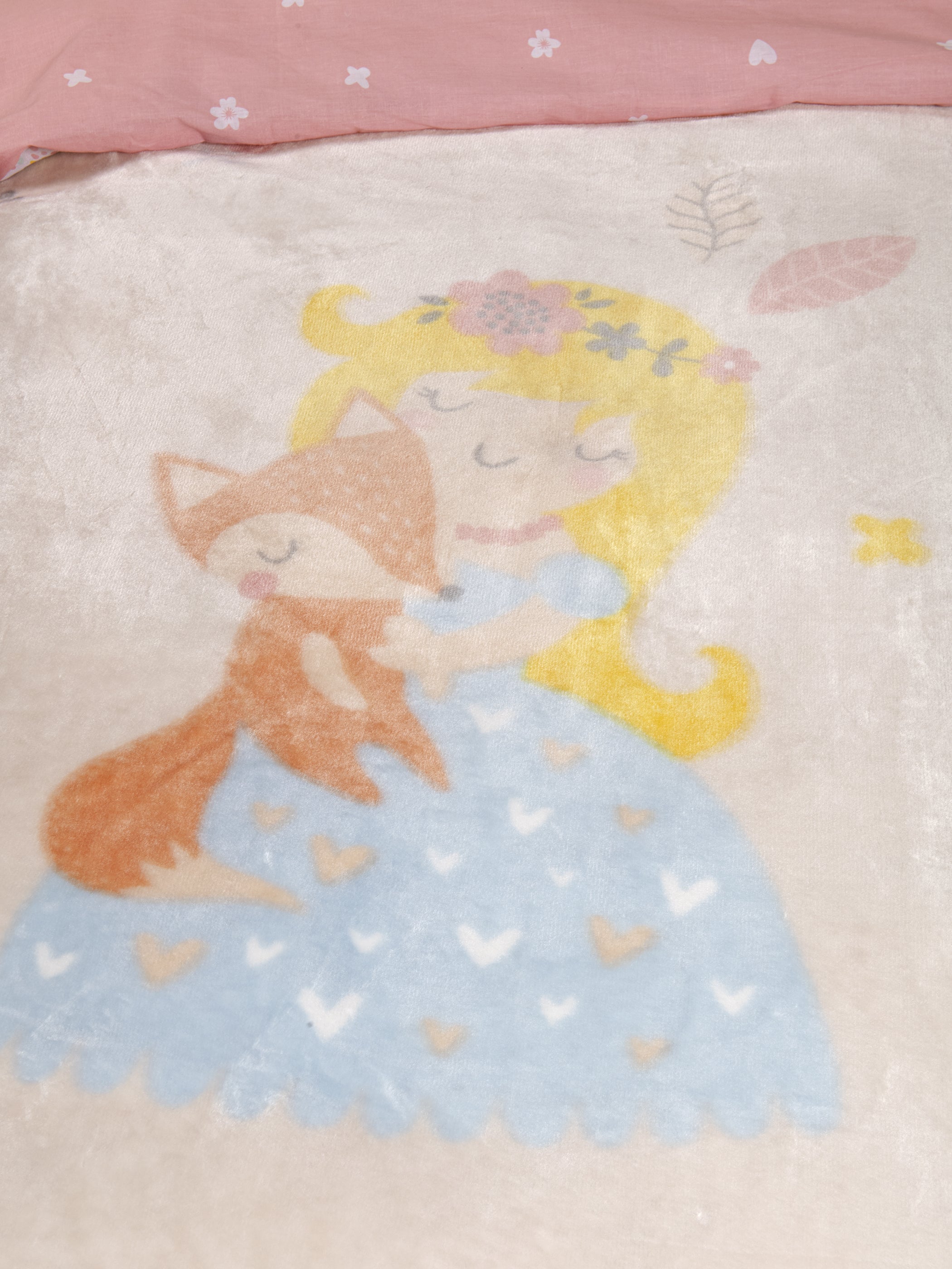 Κουβέρτα Βελουτέ Μονή 160x220 - Forest Fairy από την εταιρεία Nima Kids