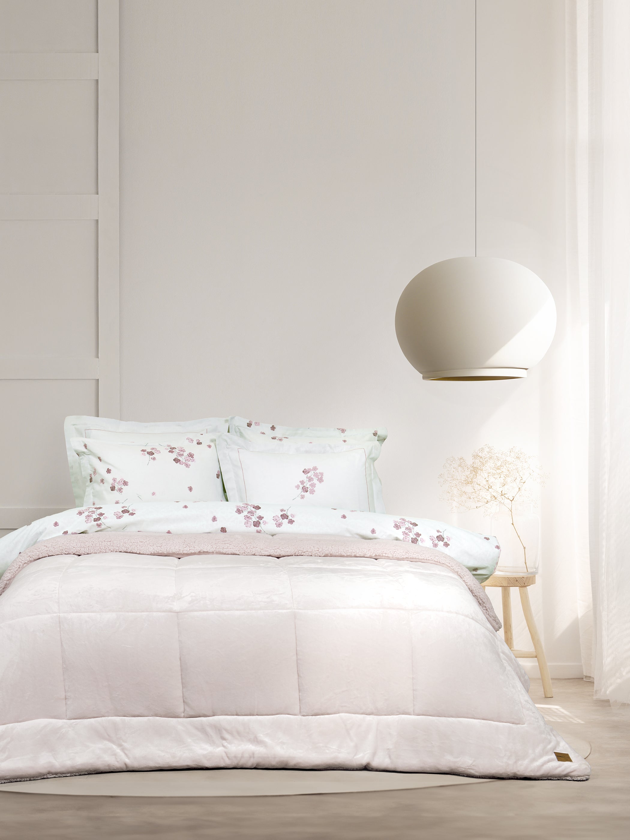 Κουβέρτα/Πάπλωμα Υπέρδιπλο 220x240 - Cira Nude Pink από την εταιρεία Nima Home