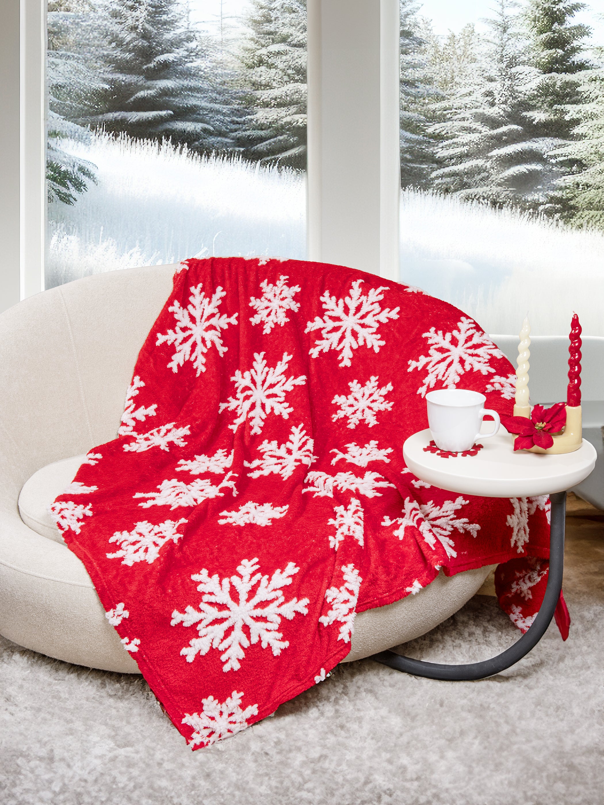 Κουβέρτα καναπέ 130x170 - Snowtime από την εταιρεία Nima Home