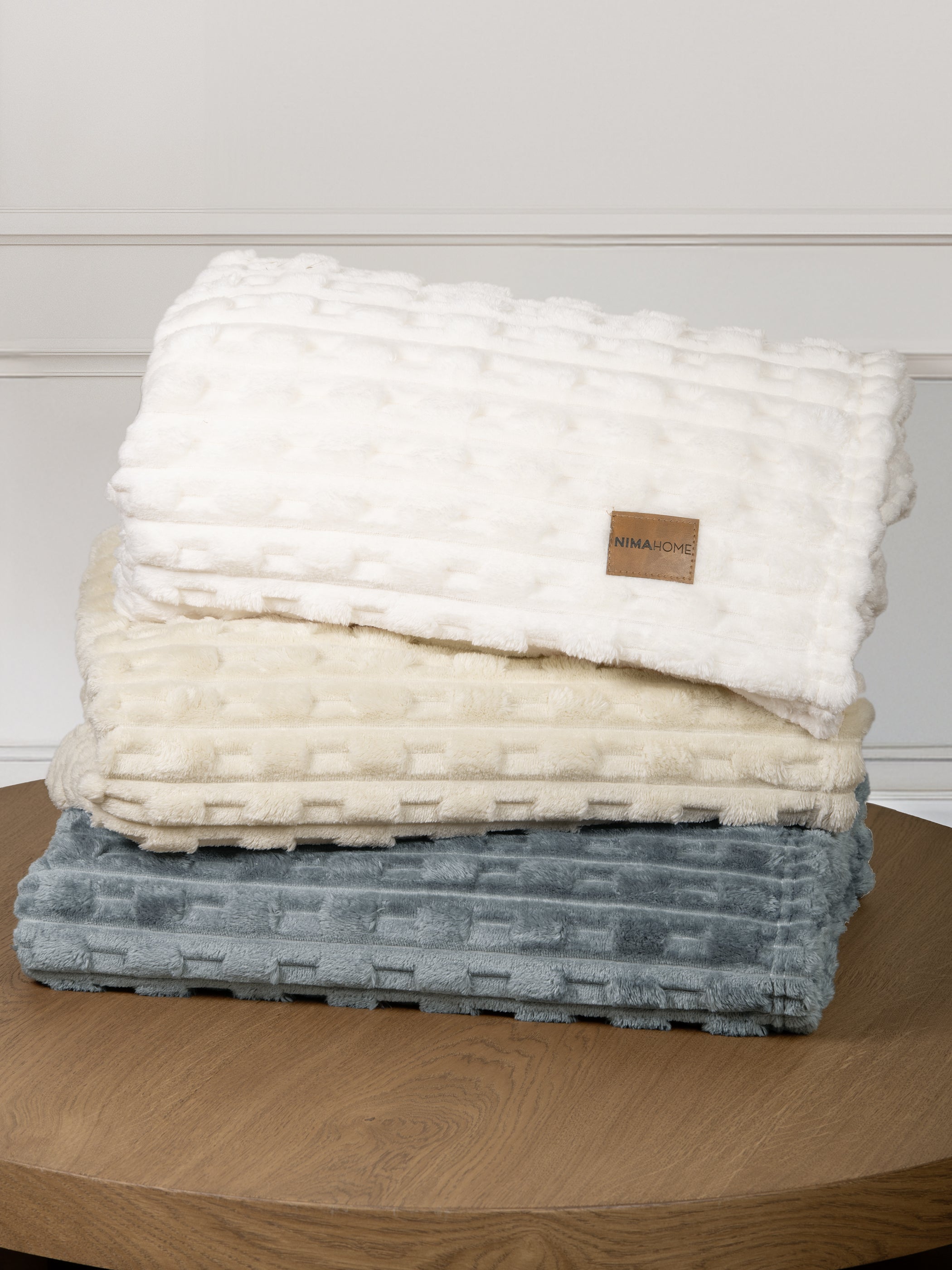 Κουβέρτα καναπέ 130x170 - Savara Light Beige από την εταιρεία Nima Home