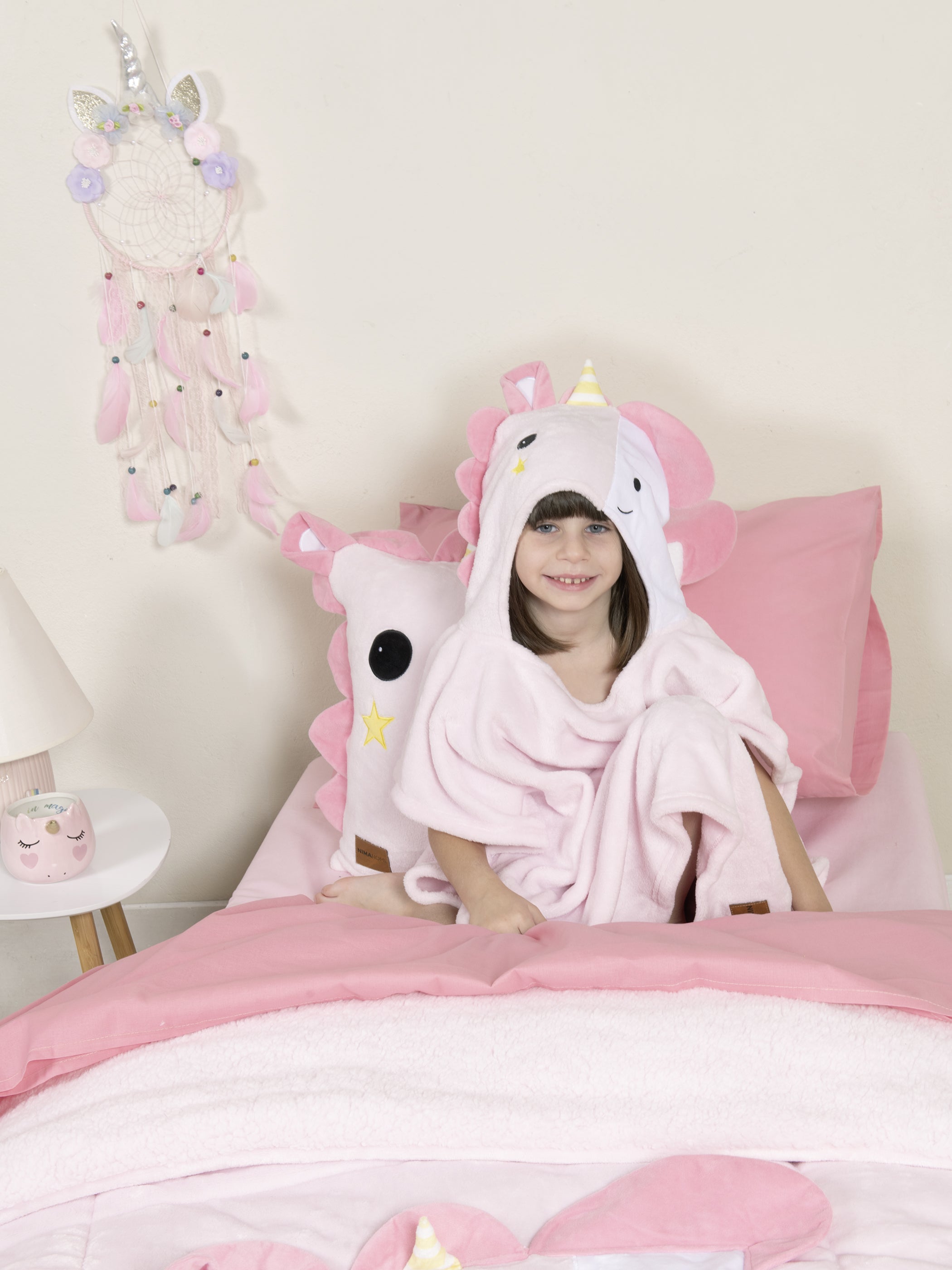 Πόντσο 70x70 (No 5/8) - Unicora από την εταιρεία Nima Kids