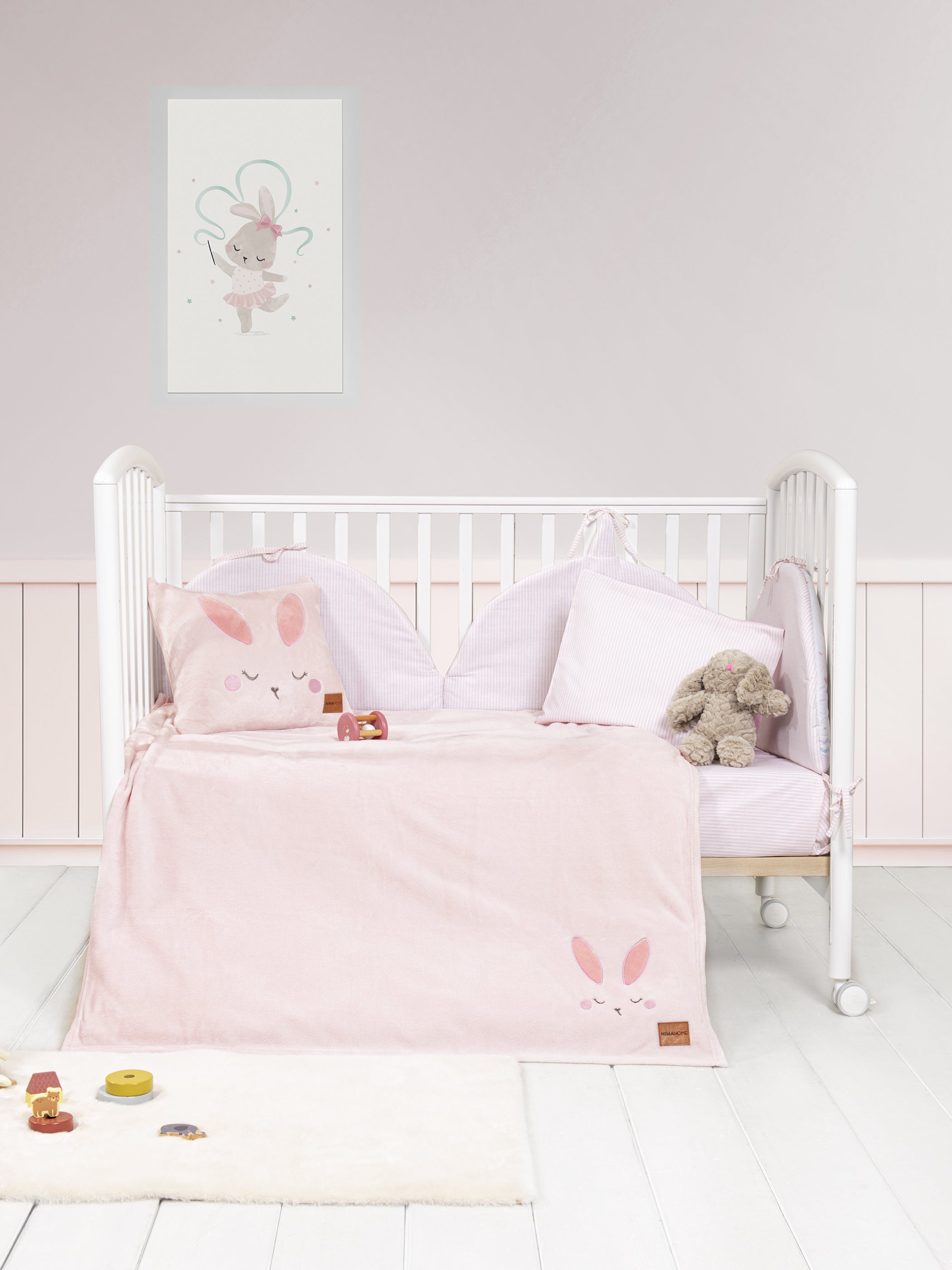 Κουβέρτα - Bunny Default Title Ροζ 110x150 από την εταιρεία Nima Bebe
