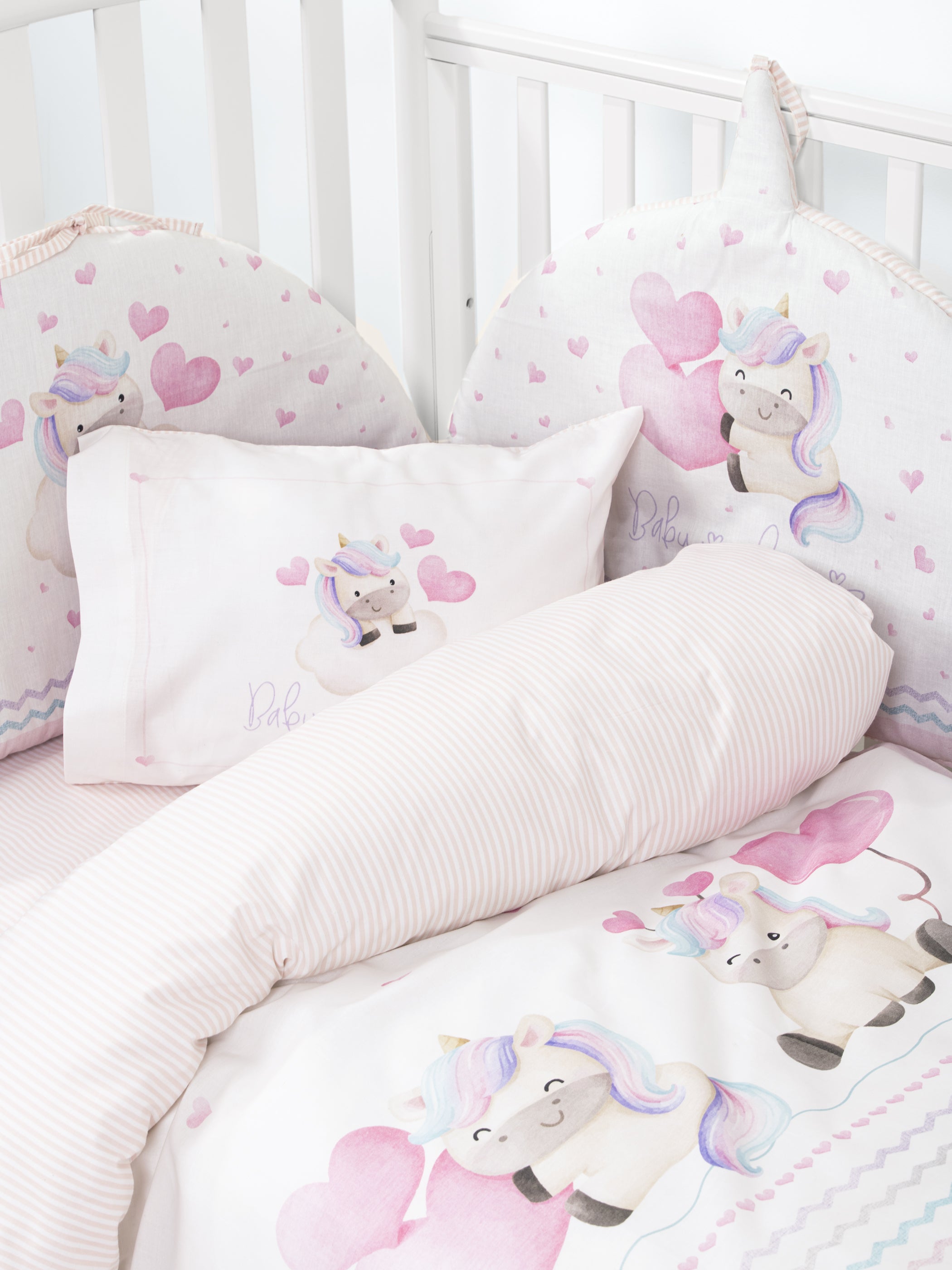 Σετ Παπλωματοθήκη Κούνιας - Luni Uni από την εταιρεία Nima Bebe