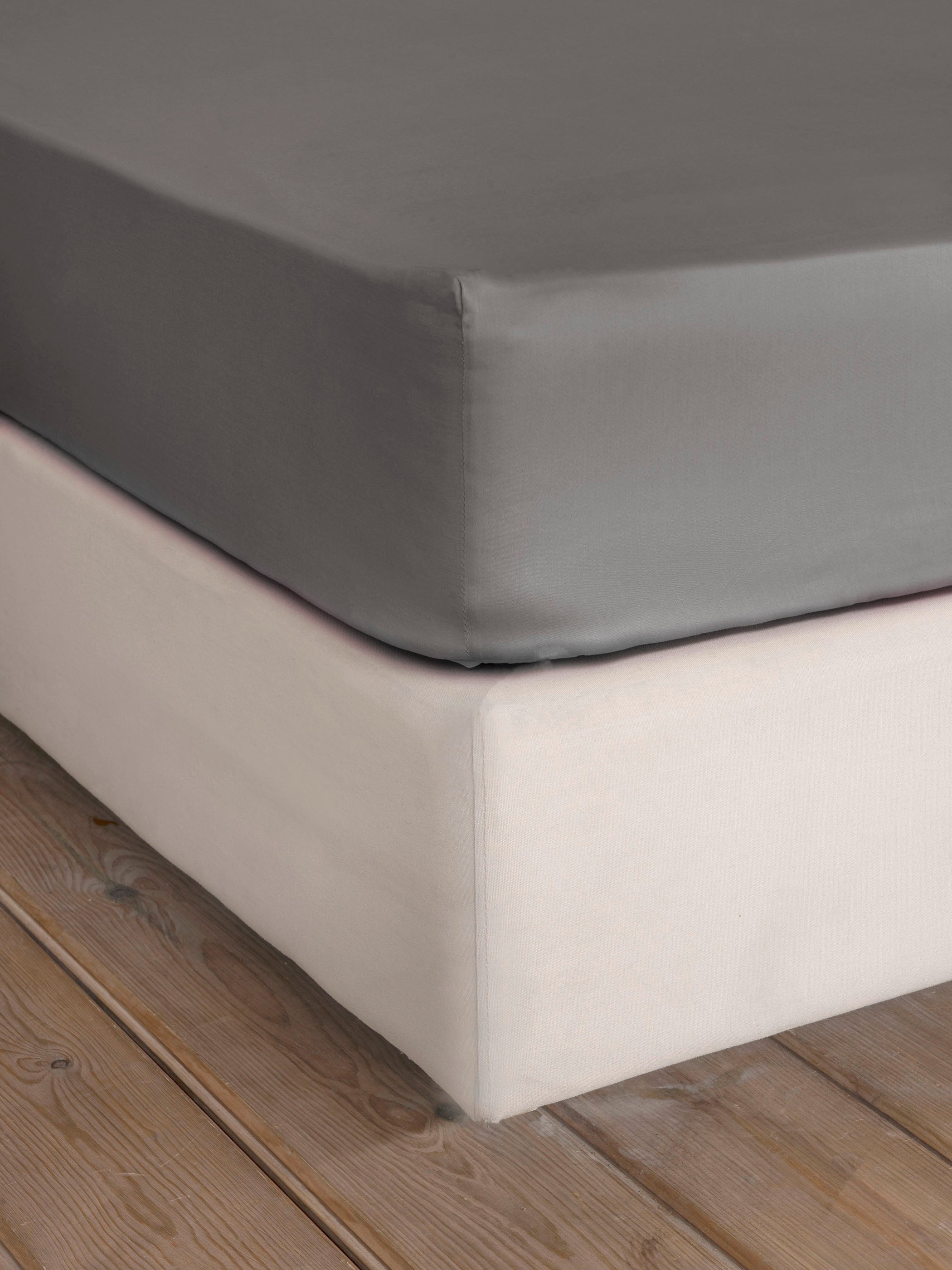 Σεντόνι Γίγας με Λάστιχο Superior Satin - Shadow Blue