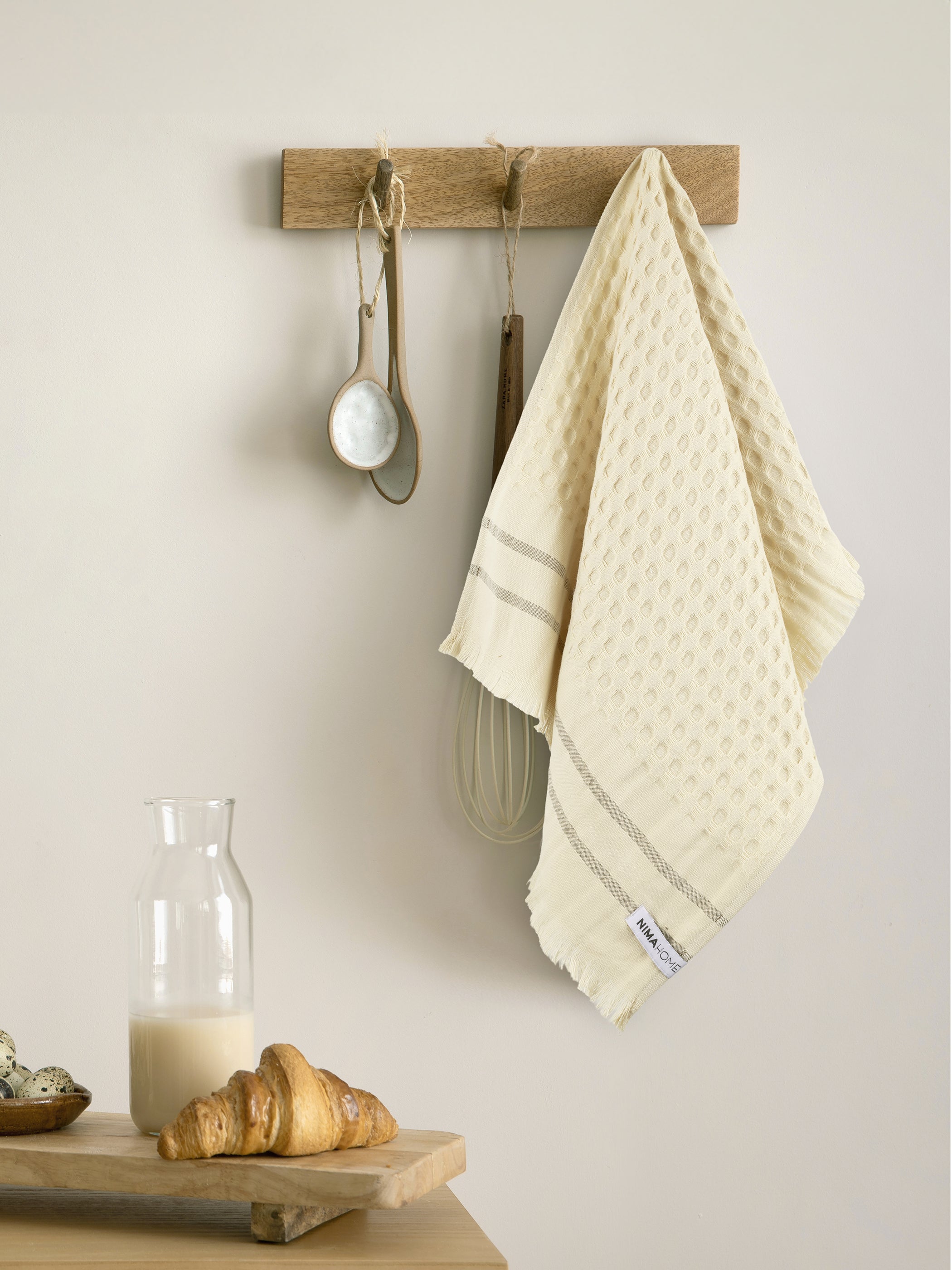 Πετσέτα Κουζίνας 40x60 - Waffle Μπεζ από την εταιρεία Nima Home