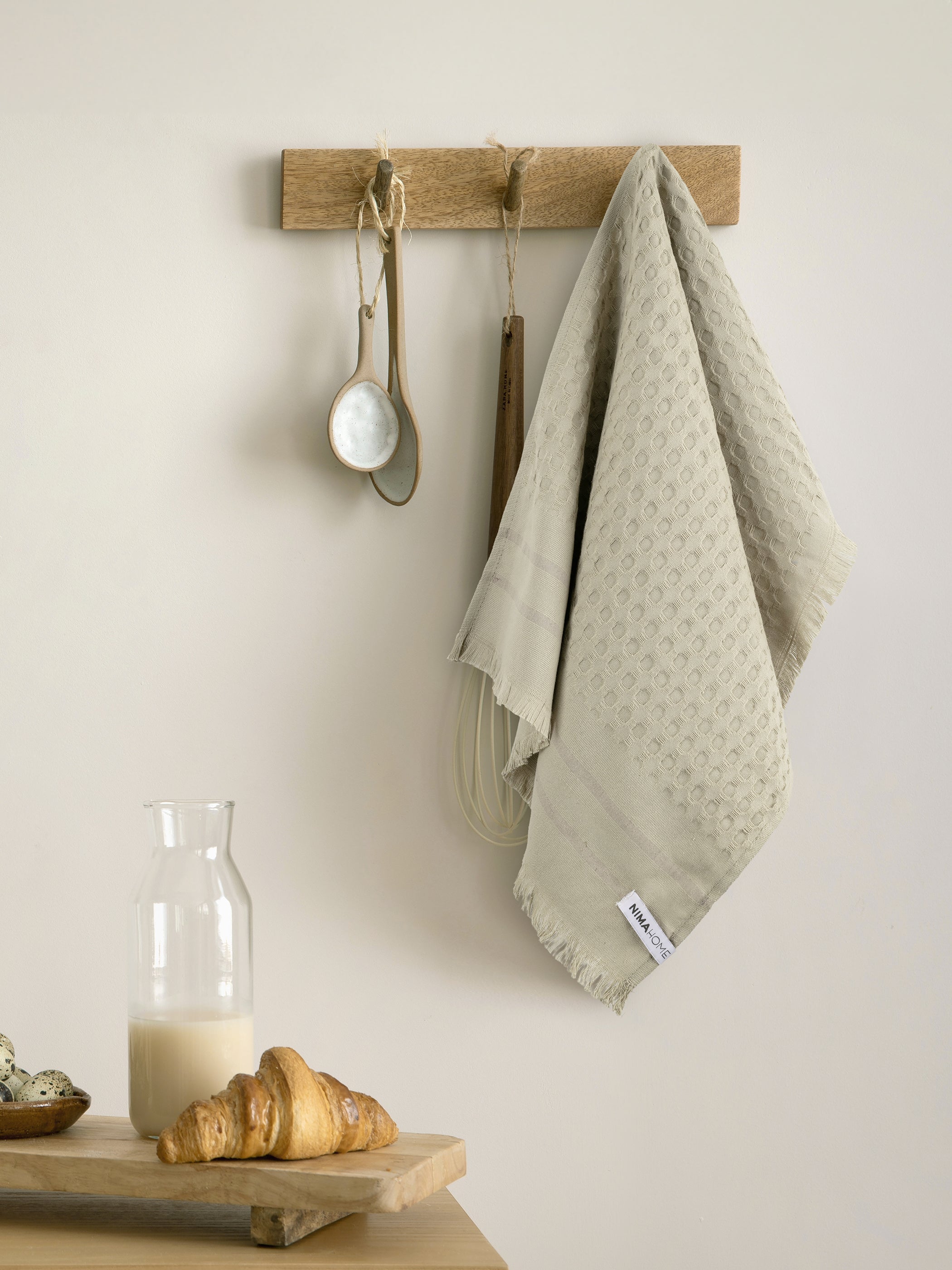 Πετσέτα Κουζίνας 40x60 - Honeycomb Taupe από την εταιρεία Nima Home