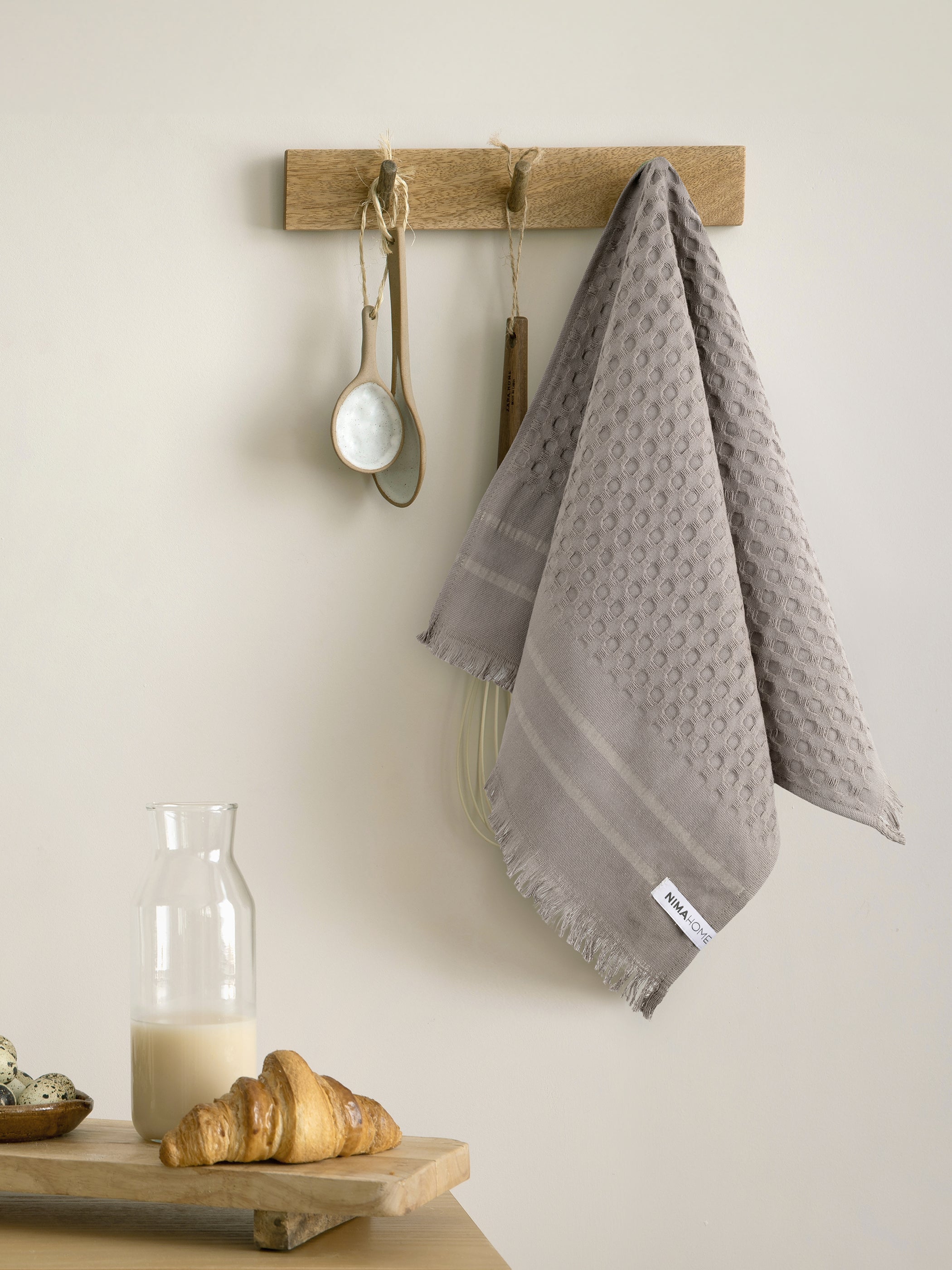 Πετσέτα Κουζίνας 40x60 - Honeycomb Gray από την εταιρεία Nima Home