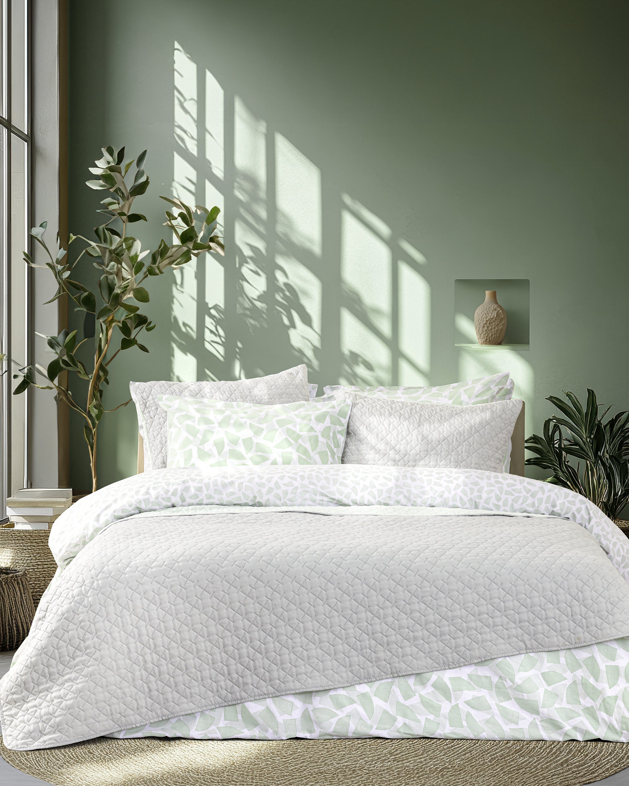 Κουβερλί - Arden Gray Mint 240x260 από την εταιρεία Nima Home