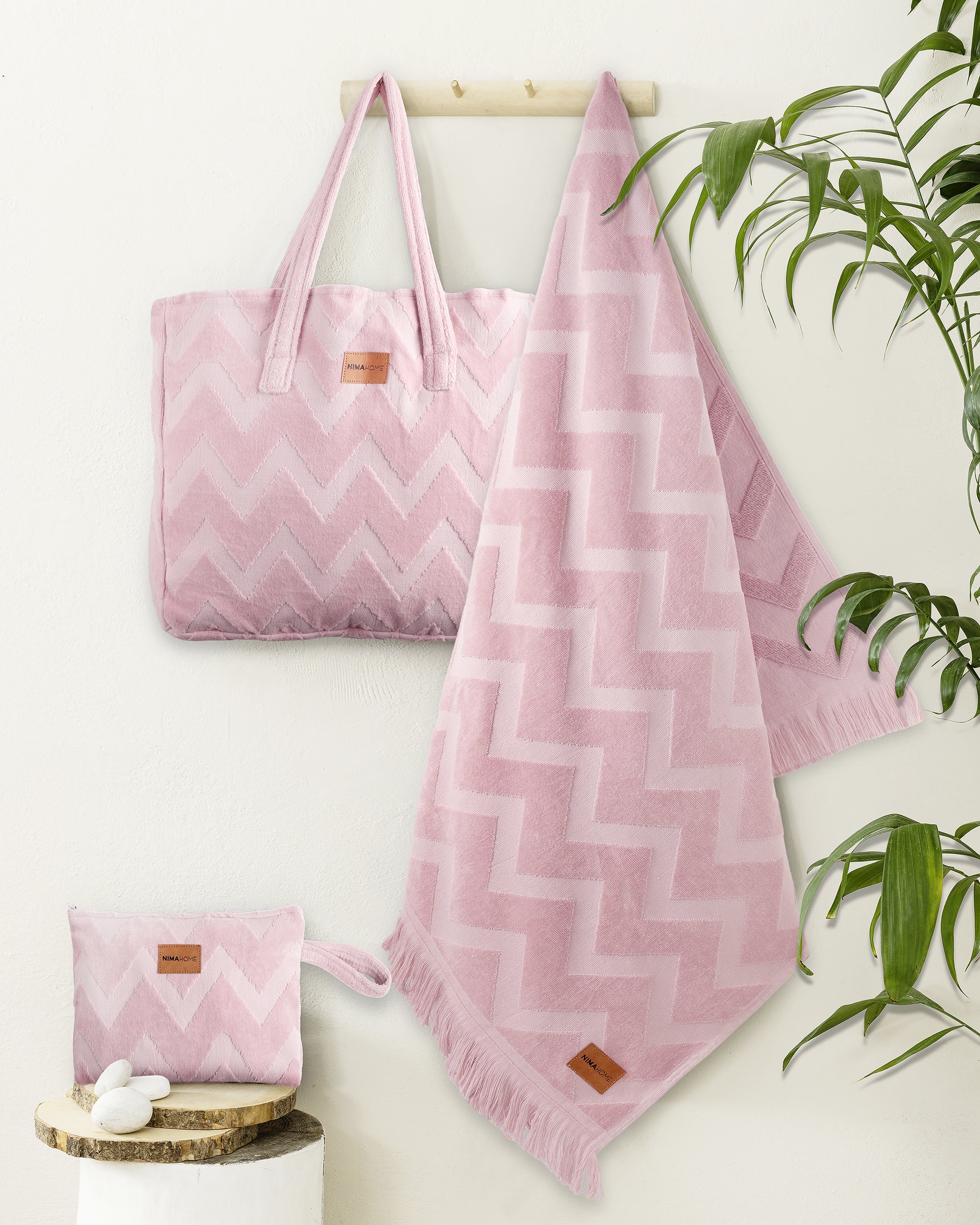 Τσάντα Θαλάσσης 46x60 - Vida Pink από την εταιρεία Nima Home