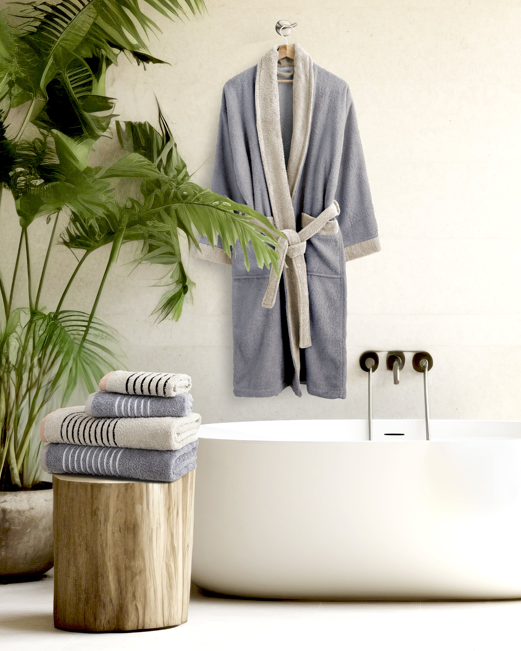 Σετ Πετσέτες (30x50 + 50x90 + 70x140) - Niva Beige