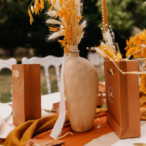 Βάζο κεραμικό Petra – Ροζ 21,5 x 10,5 cm από την εταιρεία Beauty Home