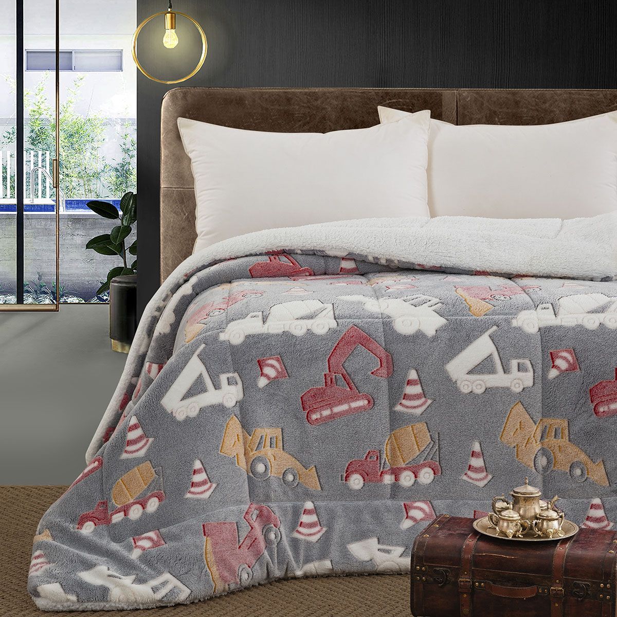 Κουβερτοπάπλωμα φωσφοριζέ Glow Art 6269