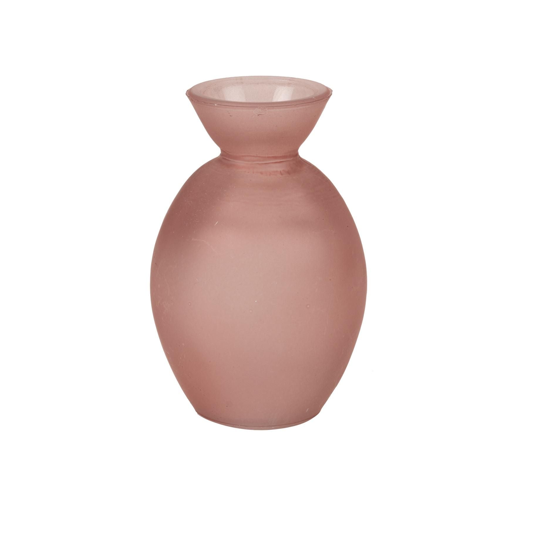 Γυάλινο Βάζο Noam Ροζ 7 x 10,5 CM – 150ml
