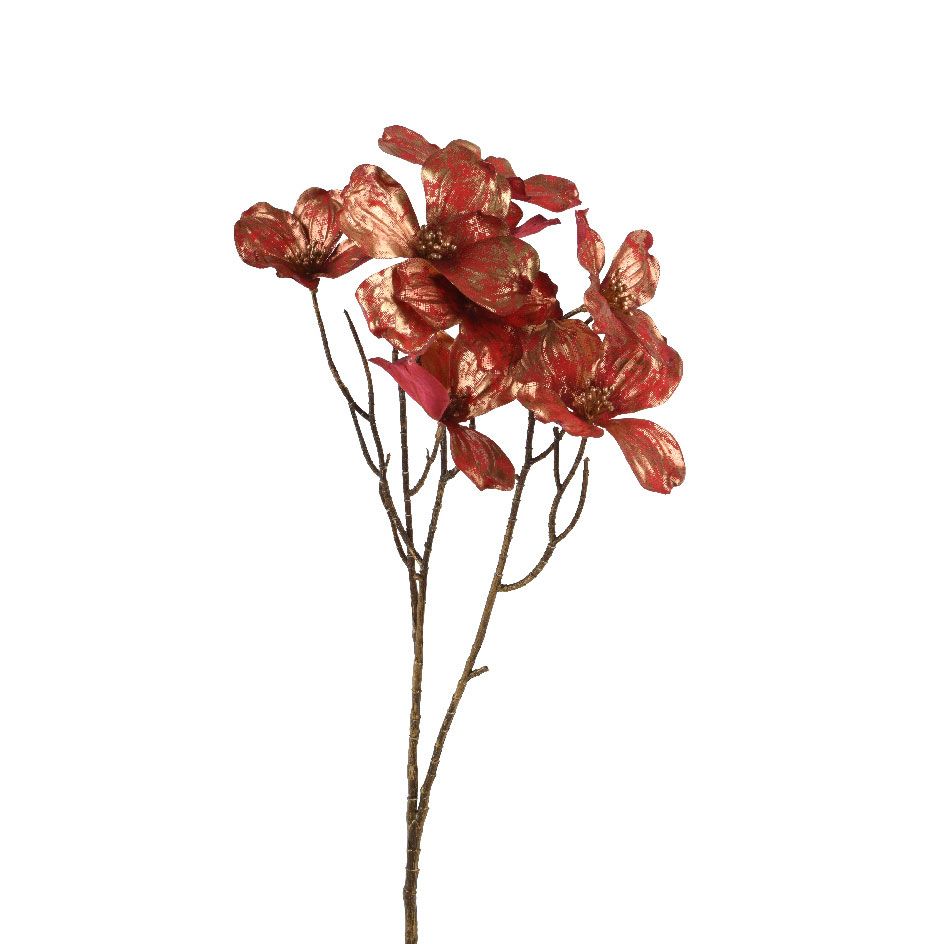 Λουλούδι Κόκκινο Χρυσό 6 x 12 x 75 cm Default Title από την εταιρεία Beauty Home