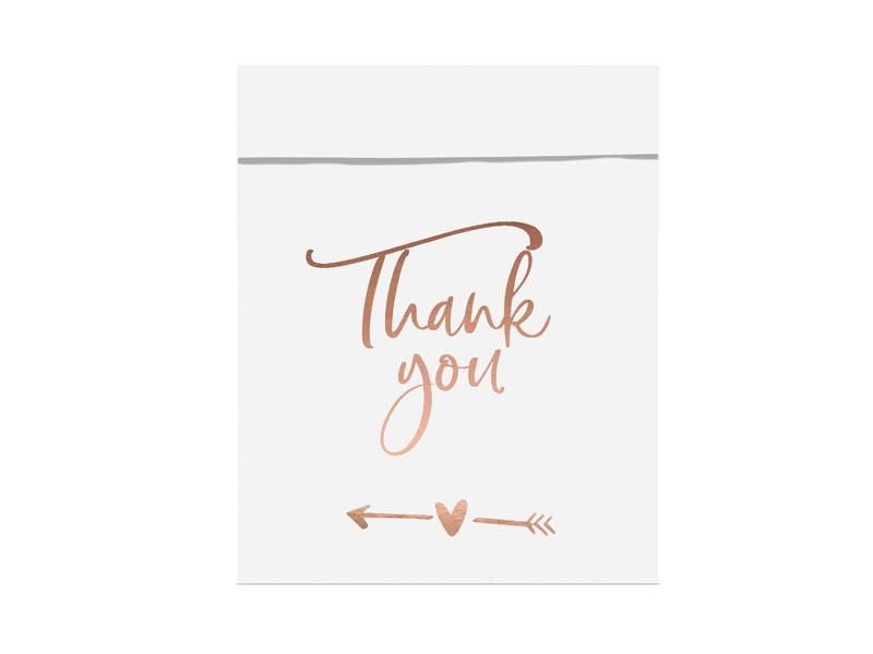 ΣΑΚΟΥΛΑΚΙΑ Thank you, 6 ΤΜΧ 13×16.5cm από την εταιρεία Beauty Home
