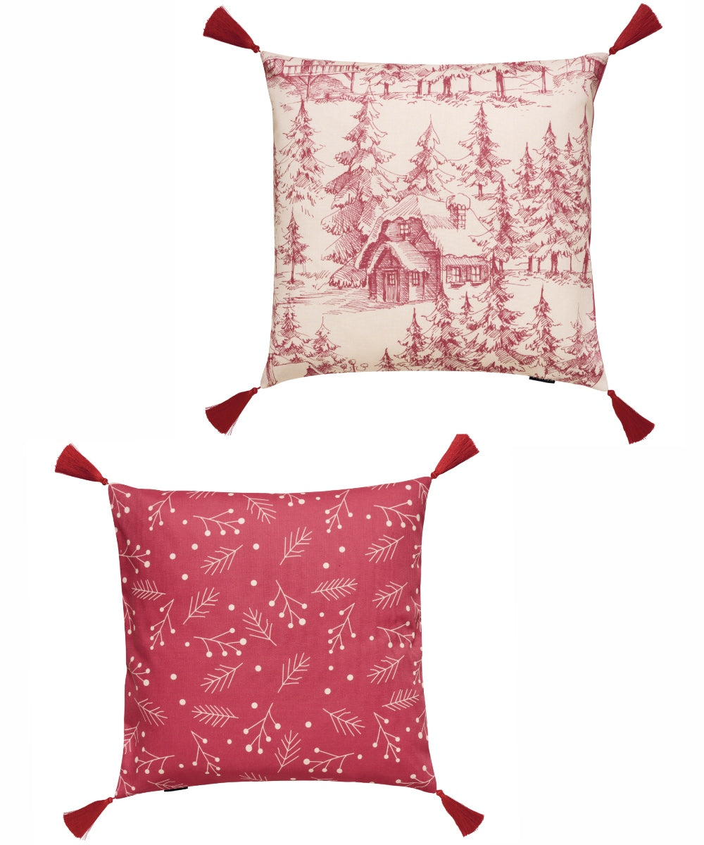 SNOW 2419 ΜΑΞΙΛΑΡΟΘΗΚΗ ΔΙΑΚΟΣΜΗΤΙΚΗ ΣΕΤ 2 ΤΕΜ 50 x 50 από την εταιρεία KENTIA