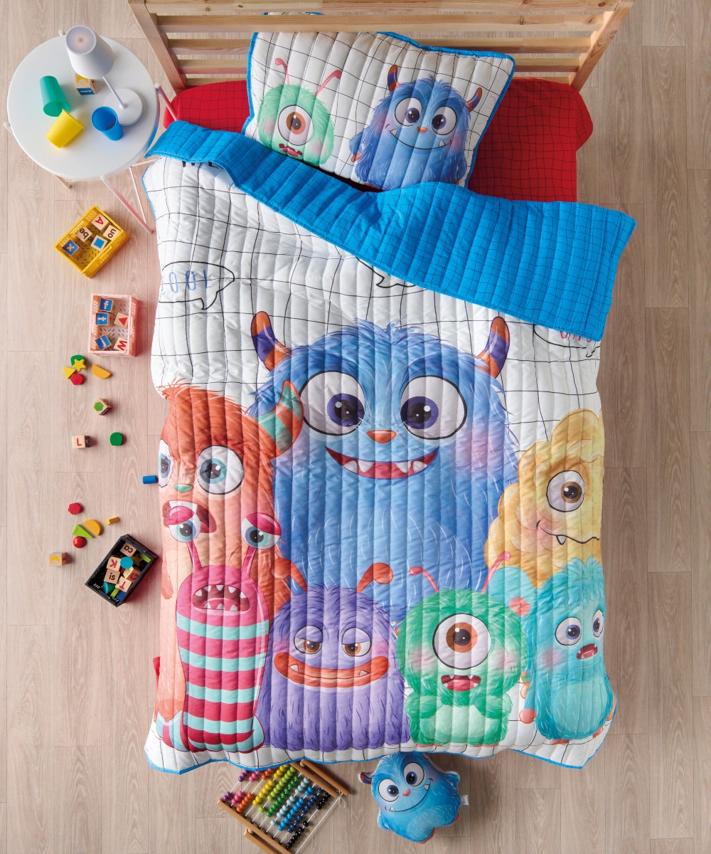 MOSTRO ΣΕΤ 2 ΤΕΜ ΚΟΥΒΕΡΤΟΡΙΟ ΜΟΝΟ - MICROFIBER Μονό 160 x 220 + 50 x 70 από την εταιρεία KENTIA