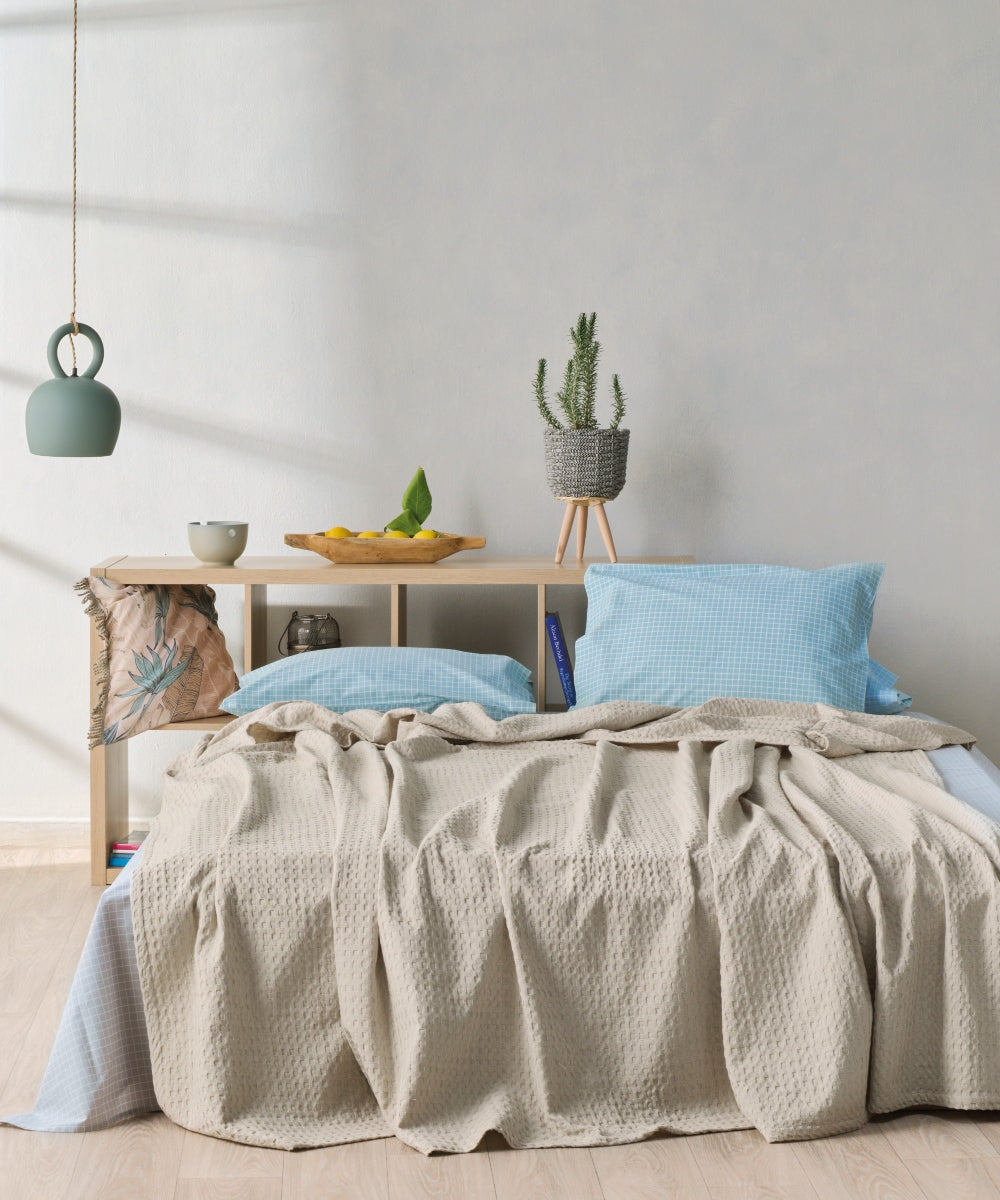 ILLUSION 12 ΚΟΥΒΕΡΤΑ ΜΟΝΗ ΒΑΜΒΑΚΕΡΗ WAFFLE Μονό 170 x 250 από την εταιρεία KENTIA