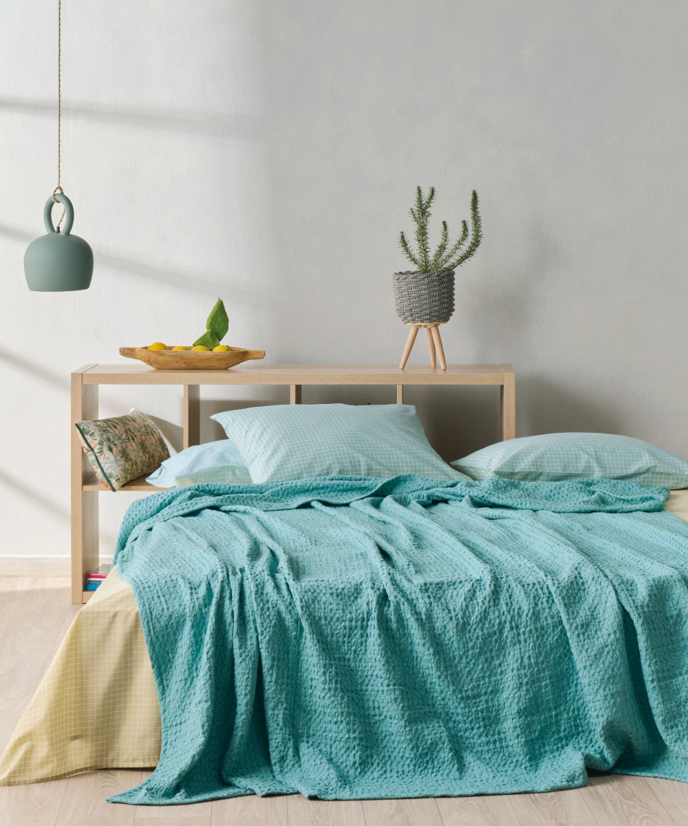 ILLUSION 07 ΚΟΥΒΕΡΤΑ ΥΠΕΡΔΙΠΛΗ ΒΑΜΒΑΚΕΡΗ WAFFLE