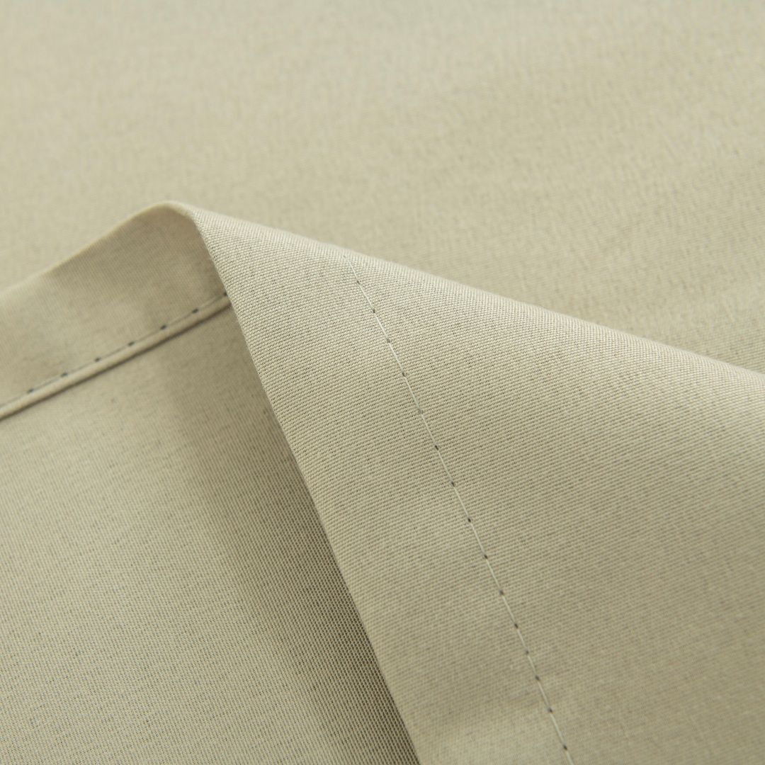 Κουρτίνα Full Blackout σκίασης με 8 κρίκους Soft Art 8391 Beige