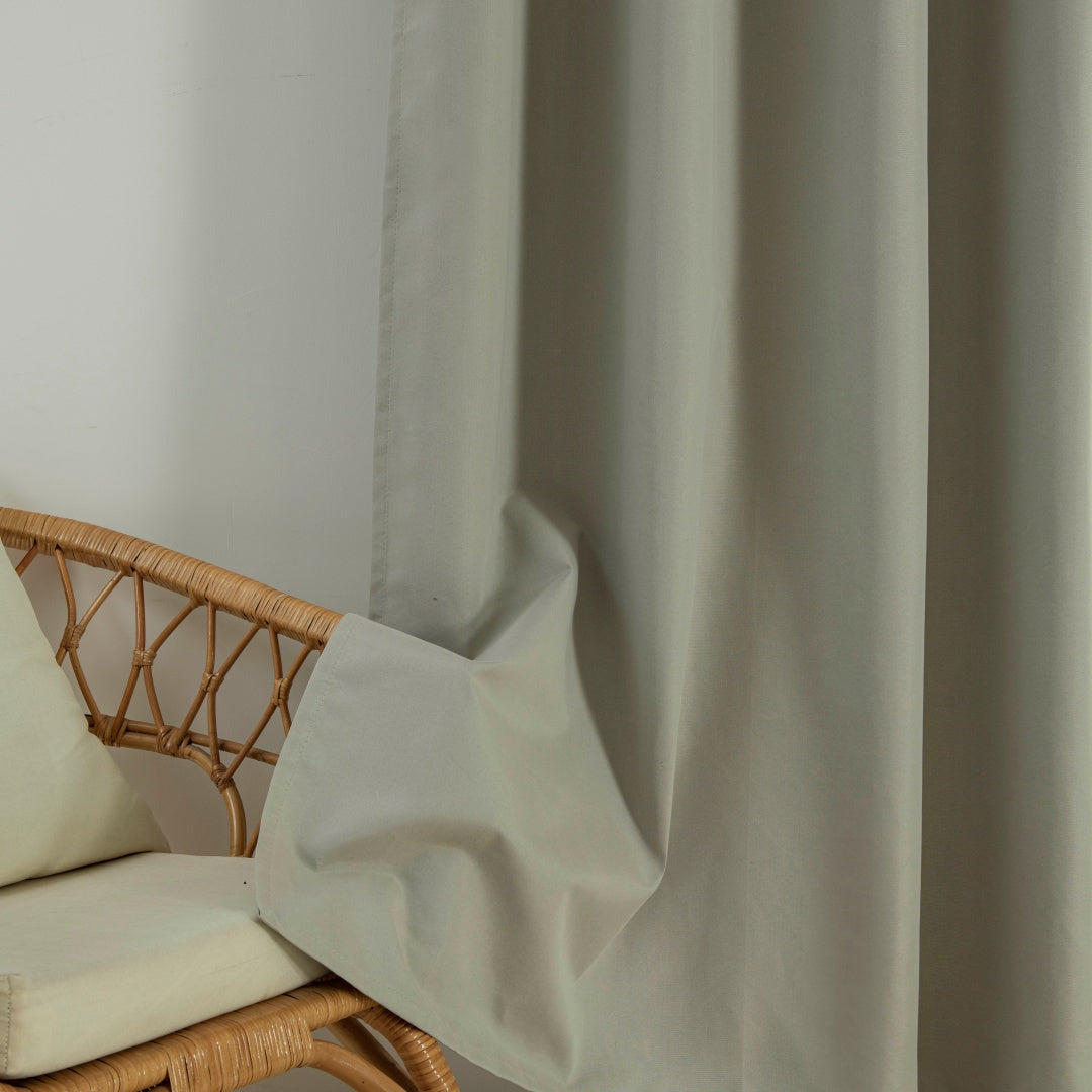 Κουρτίνα Full Blackout σκίασης με 8 κρίκους Soft Art 8391 Dark Beige-3 140x270 Σκούρο Μπεζ από την εταιρεία Beauty Home