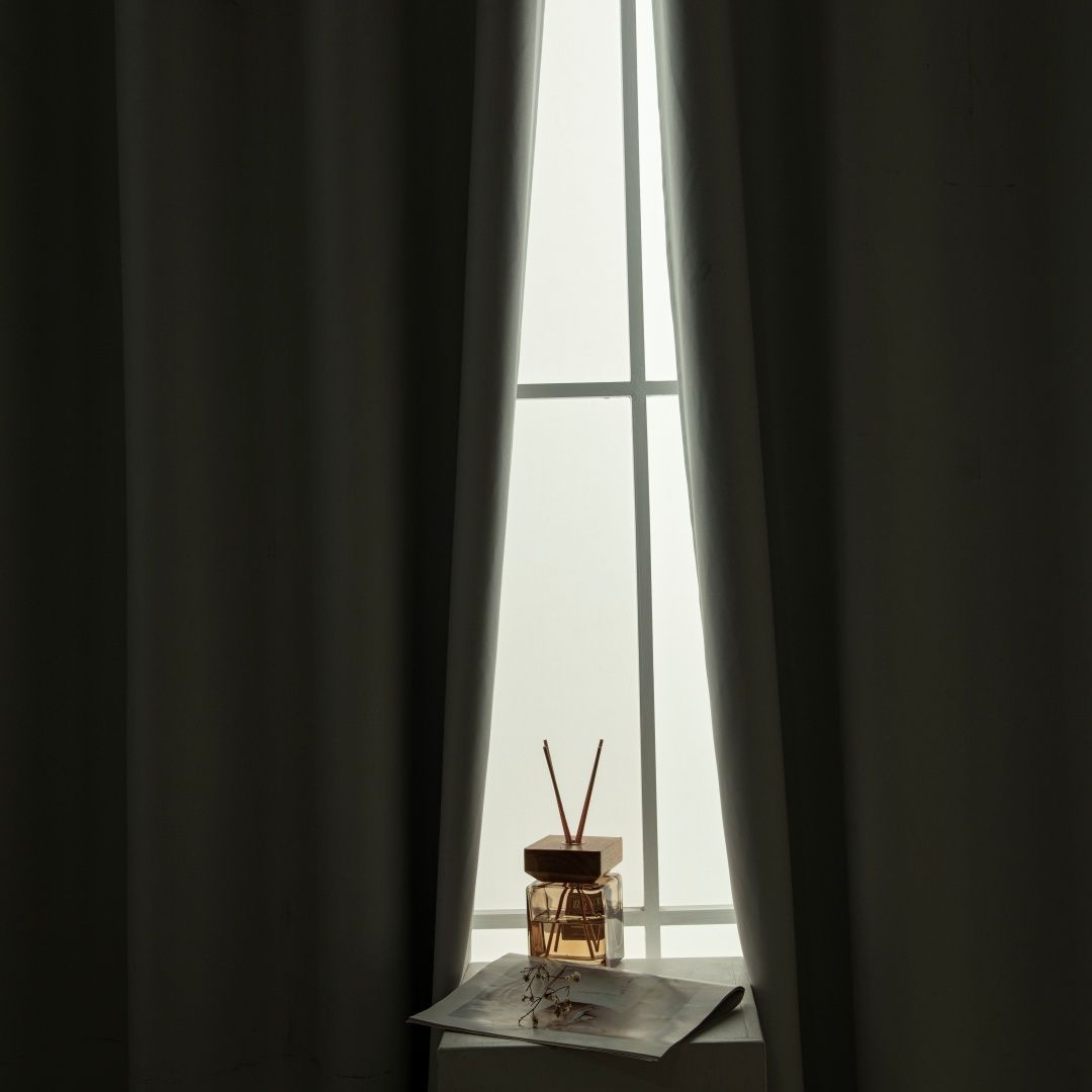 Κουρτίνα Full Blackout σκίασης με 8 κρίκους Soft Art 8391 Ice-Ecru