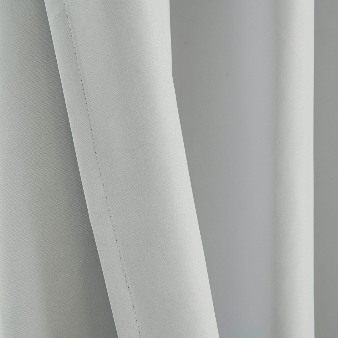 Κουρτίνα Full Blackout σκίασης με 8 κρίκους Soft Art 8391 Ice-Ecru 140x270 Πάγου από την εταιρεία Beauty Home