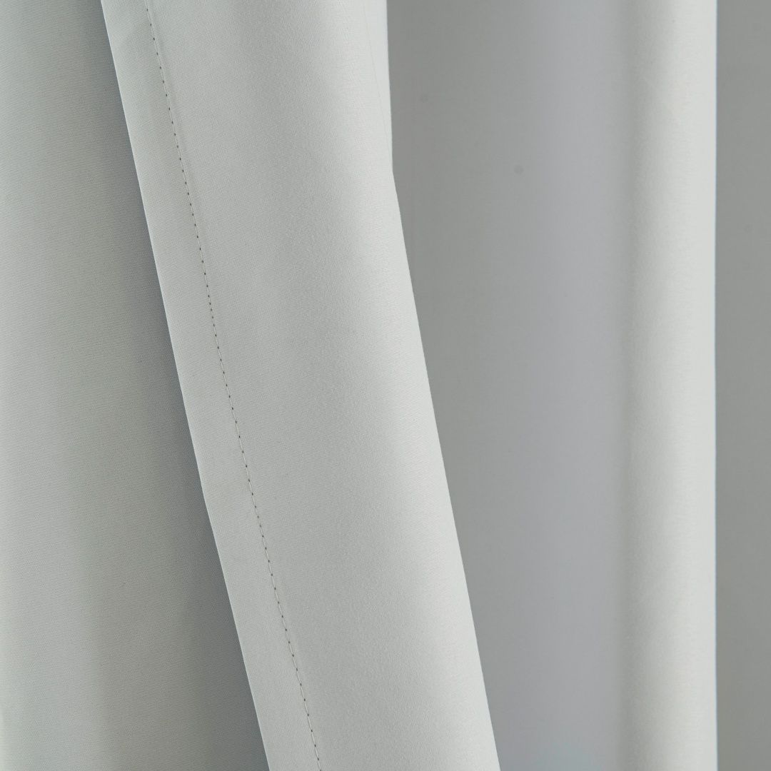 Κουρτίνα Full Blackout σκίασης με 8 κρίκους Soft Art 8391 Ice-Ecru