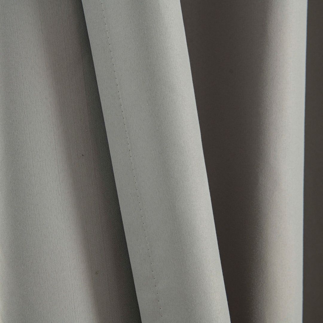 Κουρτίνα Full Blackout σκίασης με 8 κρίκους Soft Art 8391 Grey-11