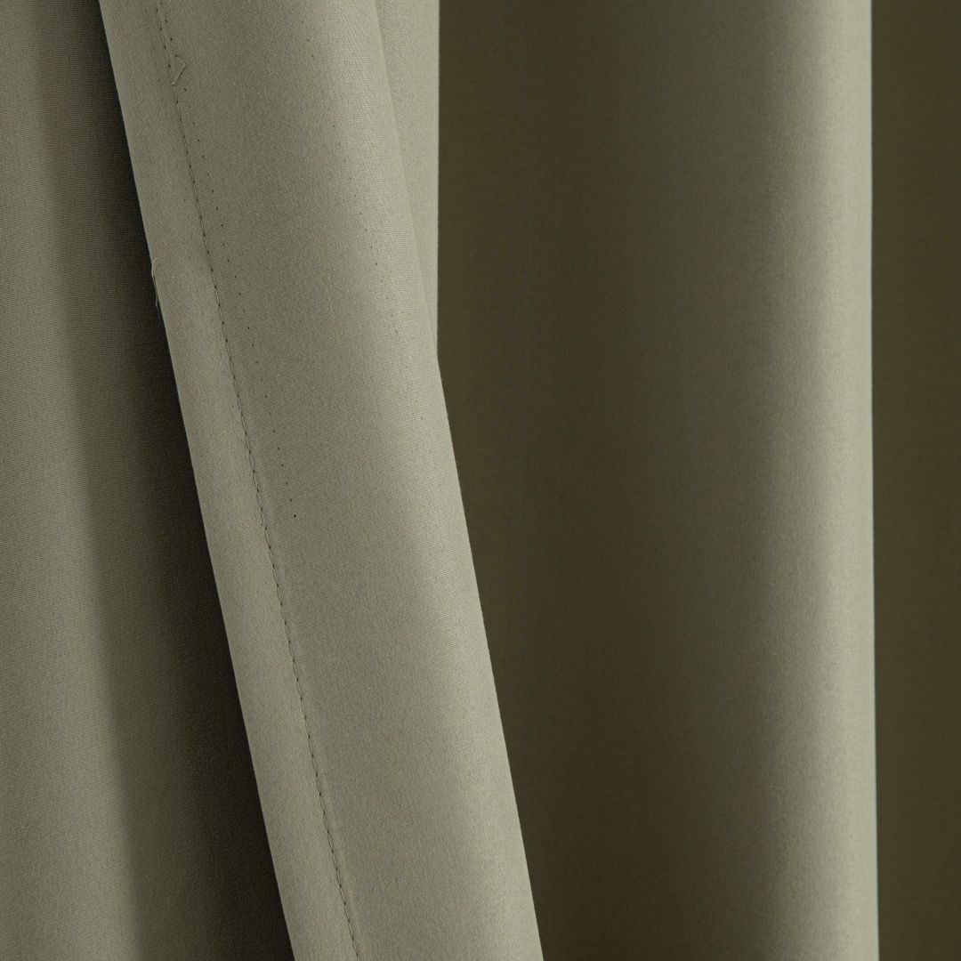 Κουρτίνα Full Blackout σκίασης με 8 κρίκους Soft Art 8391 Light Beige-C3