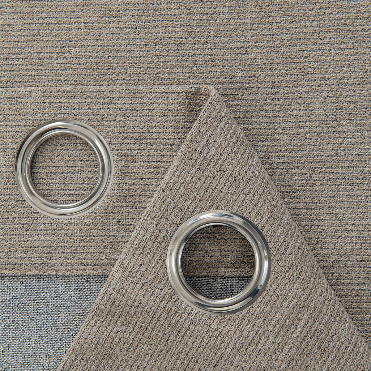 Κουρτίνα Full Blackout σκίασης με 8 κρίκους Elite Art 8392 Beige-Νο5
