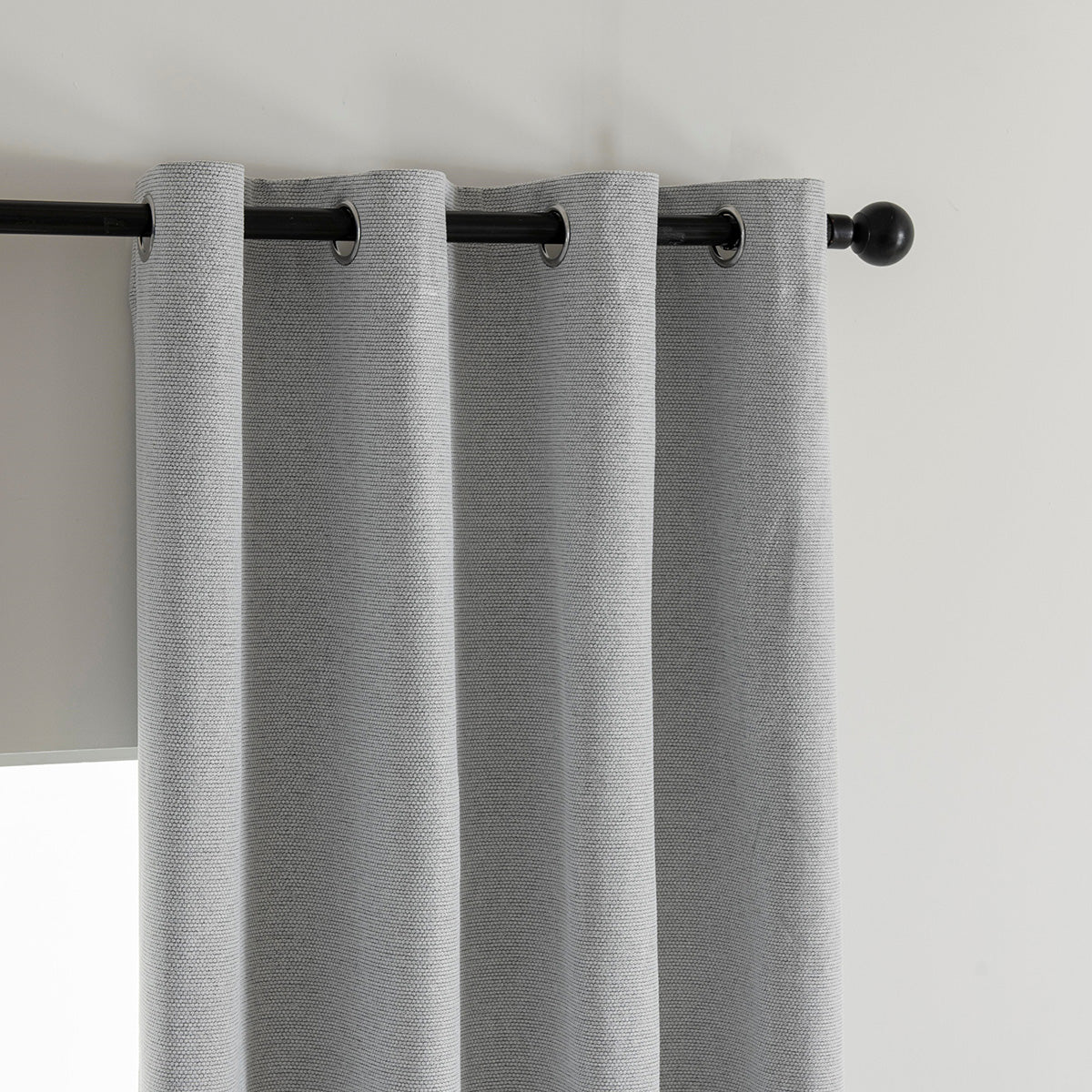 Κουρτίνα Full Blackout σκίασης με 8 κρίκους Elite Art 8392 Silver-Νο4 140x270 Γκρι από την εταιρεία Beauty Home
