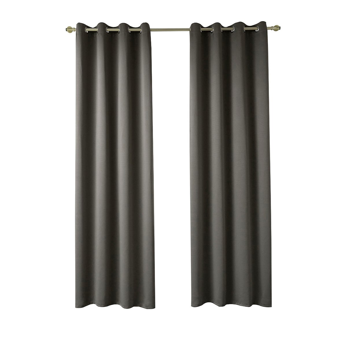 Κουρτίνα Blackout σκίασης με 8 κρίκους Ideal Art 8400 140x270 Καφέ από την εταιρεία Beauty Home