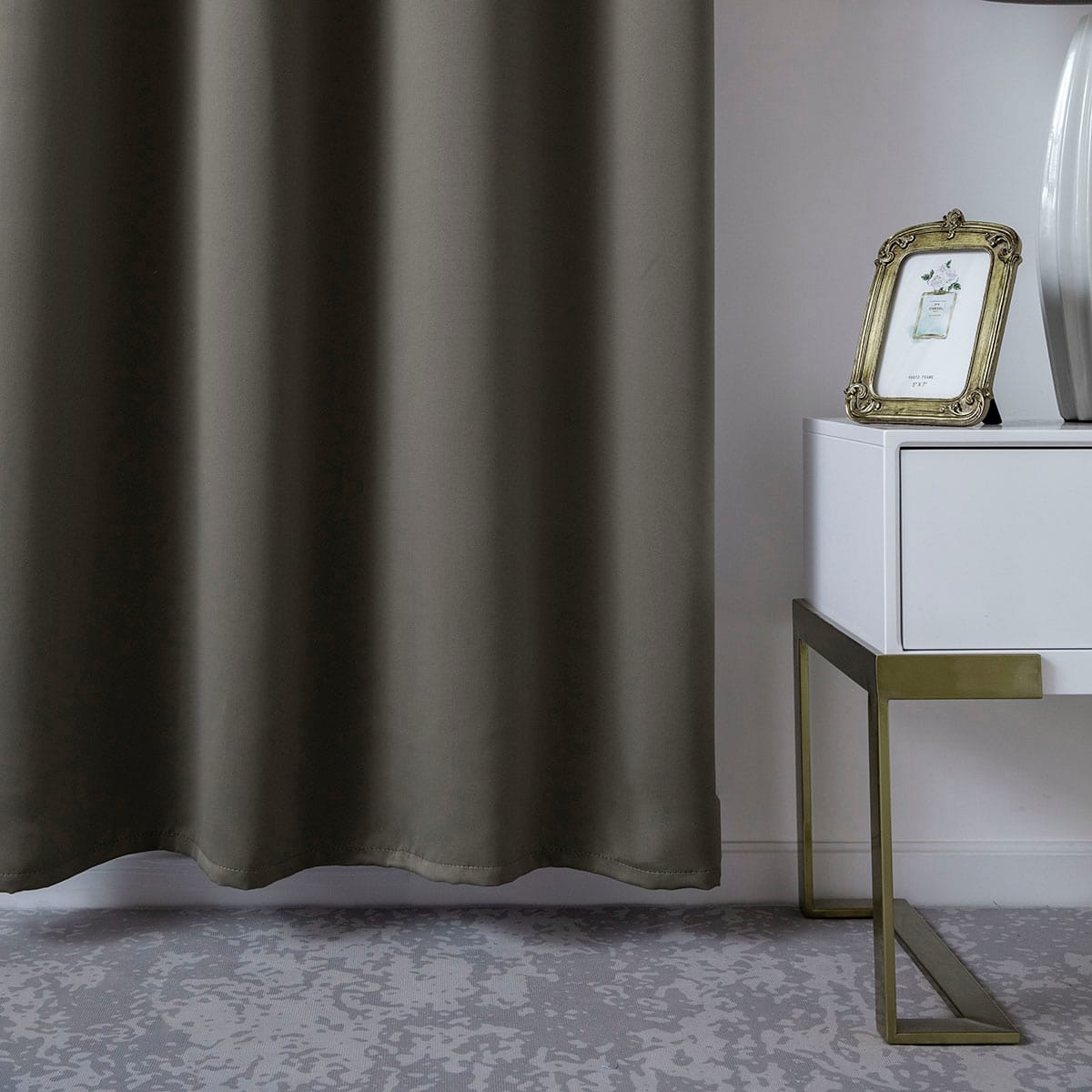 Κουρτίνα Blackout σκίασης με 8 κρίκους Ideal Art 8400 140x270 Καφέ από την εταιρεία Beauty Home