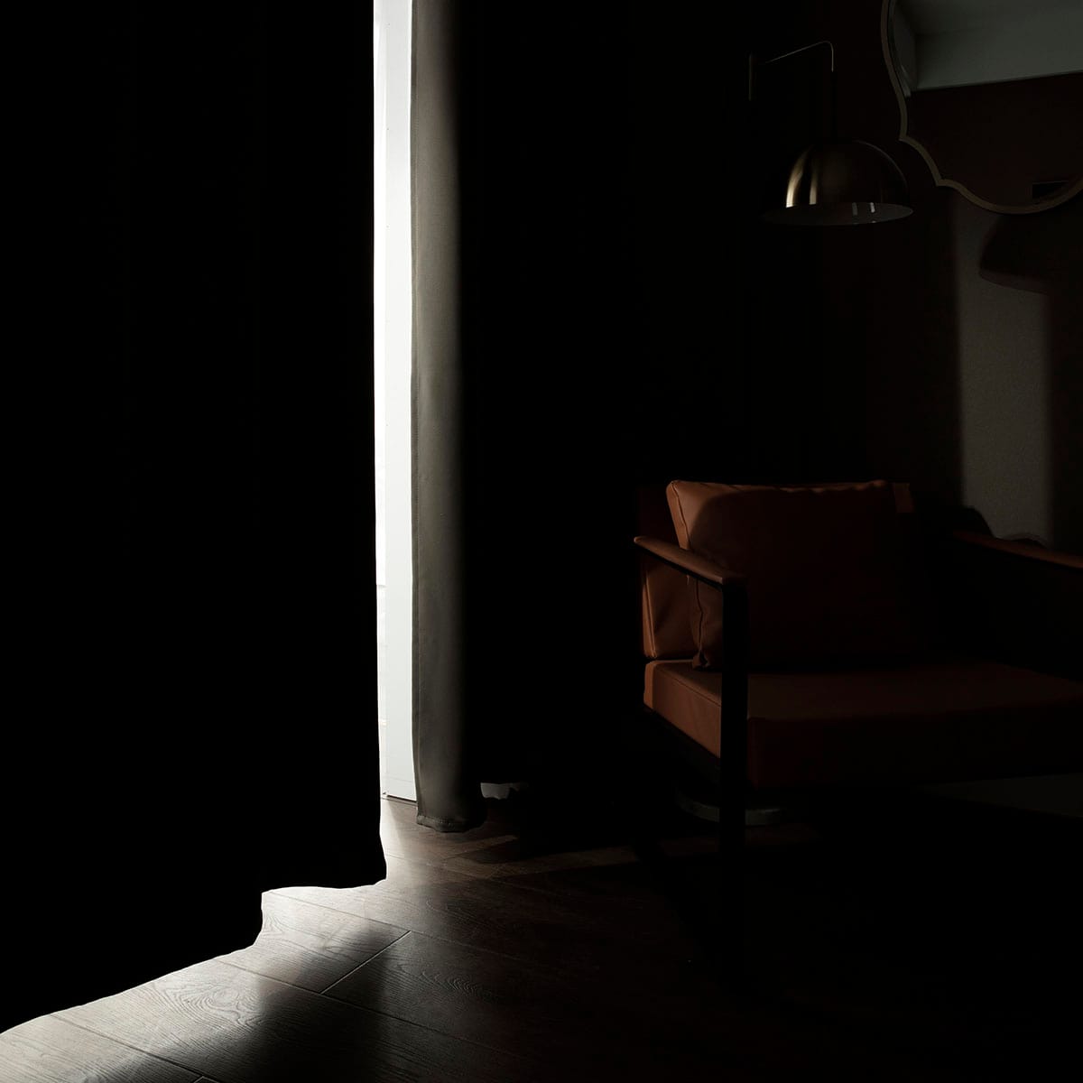 Κουρτίνα Blackout σκίασης με 8 κρίκους Ideal Art 8400