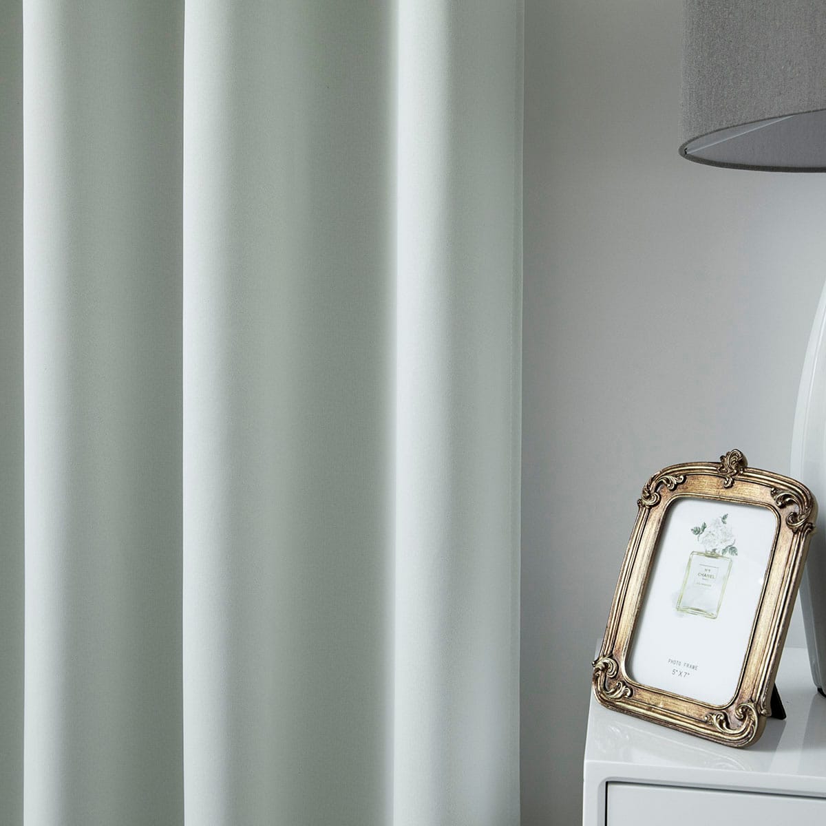 Κουρτίνα Blackout σκίασης με 8 κρίκους Ideal Art 8400 140x270 Γκρι από την εταιρεία Beauty Home