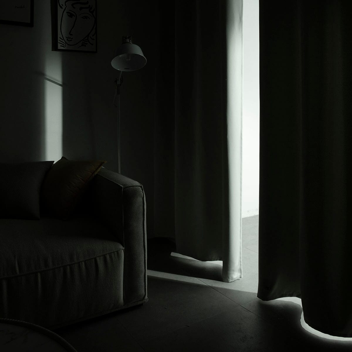 Κουρτίνα Blackout σκίασης με 8 κρίκους Ideal Art 8400