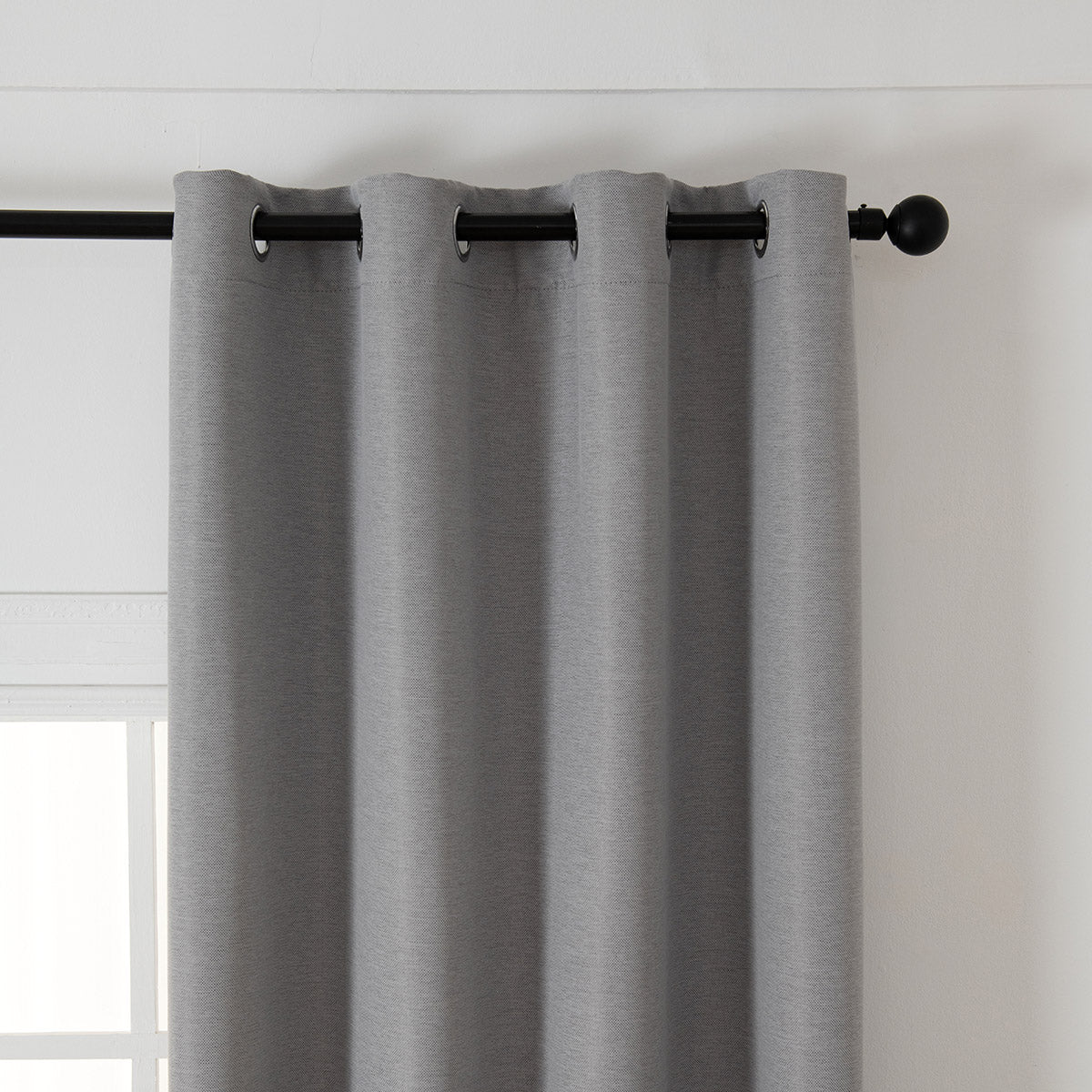 Ύφασμα κουρτίνας με το μέτρο Blackout jacquard σκίασης Glare Art 8444 Φ280 Γκρι από την εταιρεία Beauty Home