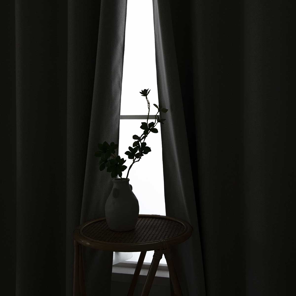 Κουρτίνα Full Blackout σκίασης με 8 κρίκους Total Art 8446 140x270 Άμμου από την εταιρεία Beauty Home
