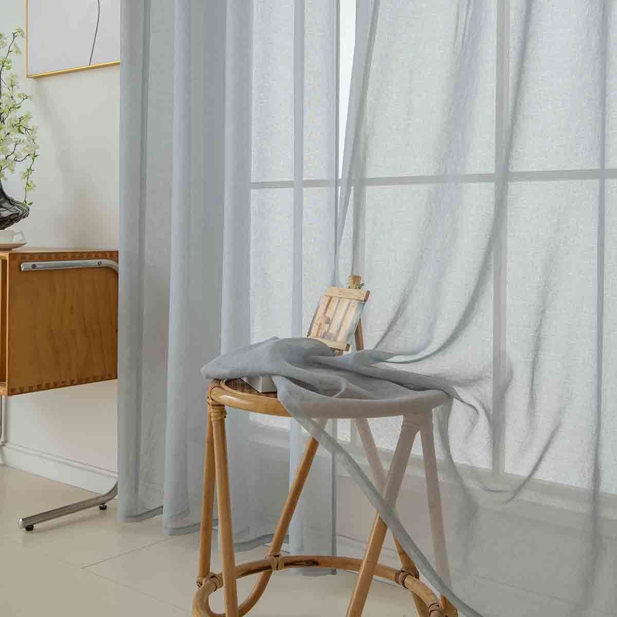 κουρτίνας με το μέτρο γάζα Sharp Art 8448 Φ300
