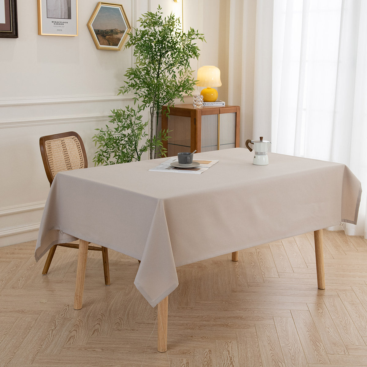 Τραπεζομάντηλο Supreme Art 8490 150x180 Άμμου από την εταιρεία Beauty Home