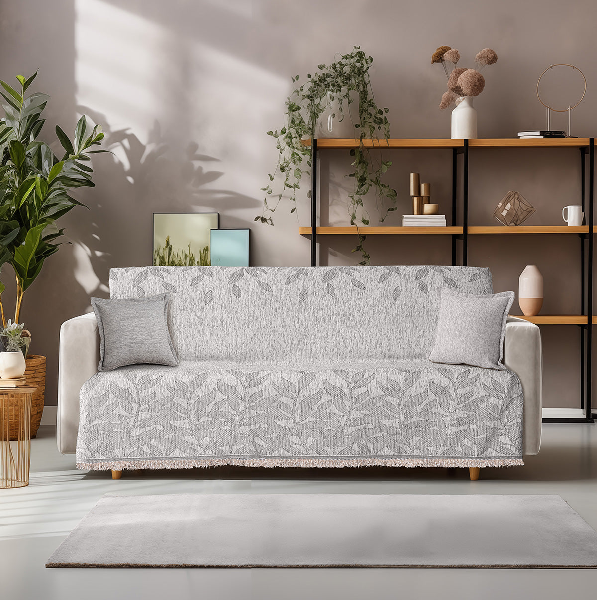 Ριχτάρι Μονοθέσιο Art 8633 180x170 Εκρού από την εταιρεία Beauty Home