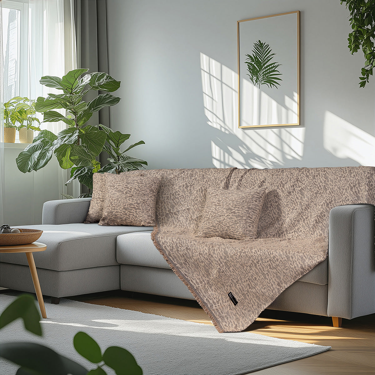 Ριχτάρι Τετραθέσιο Art 8643 170x350 Μπεζ από την εταιρεία Beauty Home